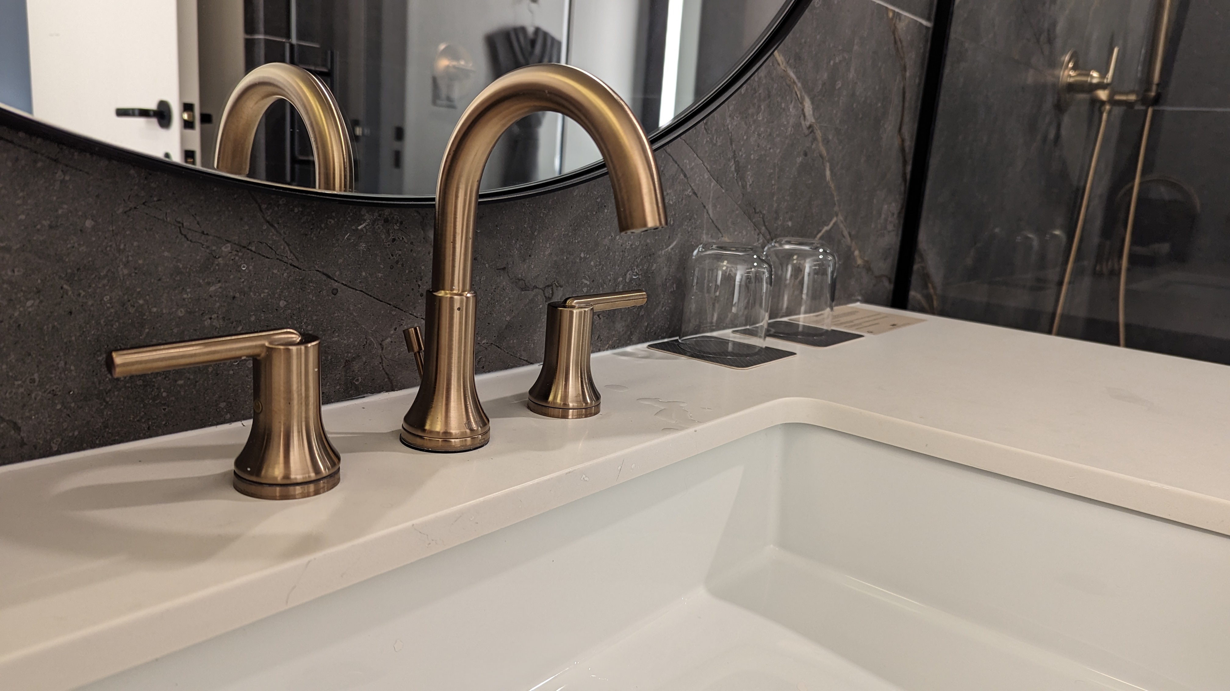 Thompson Houston guestroom bathroom sink Thompson Houston guestroom bathroom sink