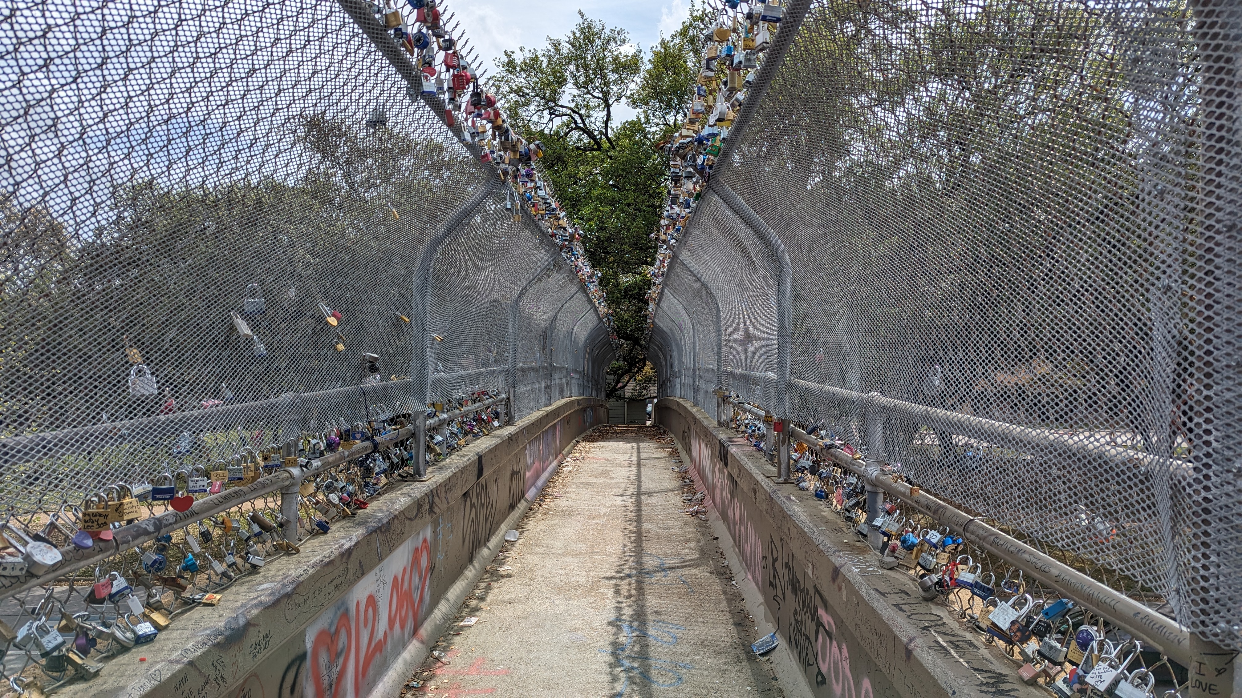 Thompson Houston love locks bridge Thompson Houston love locks bridge