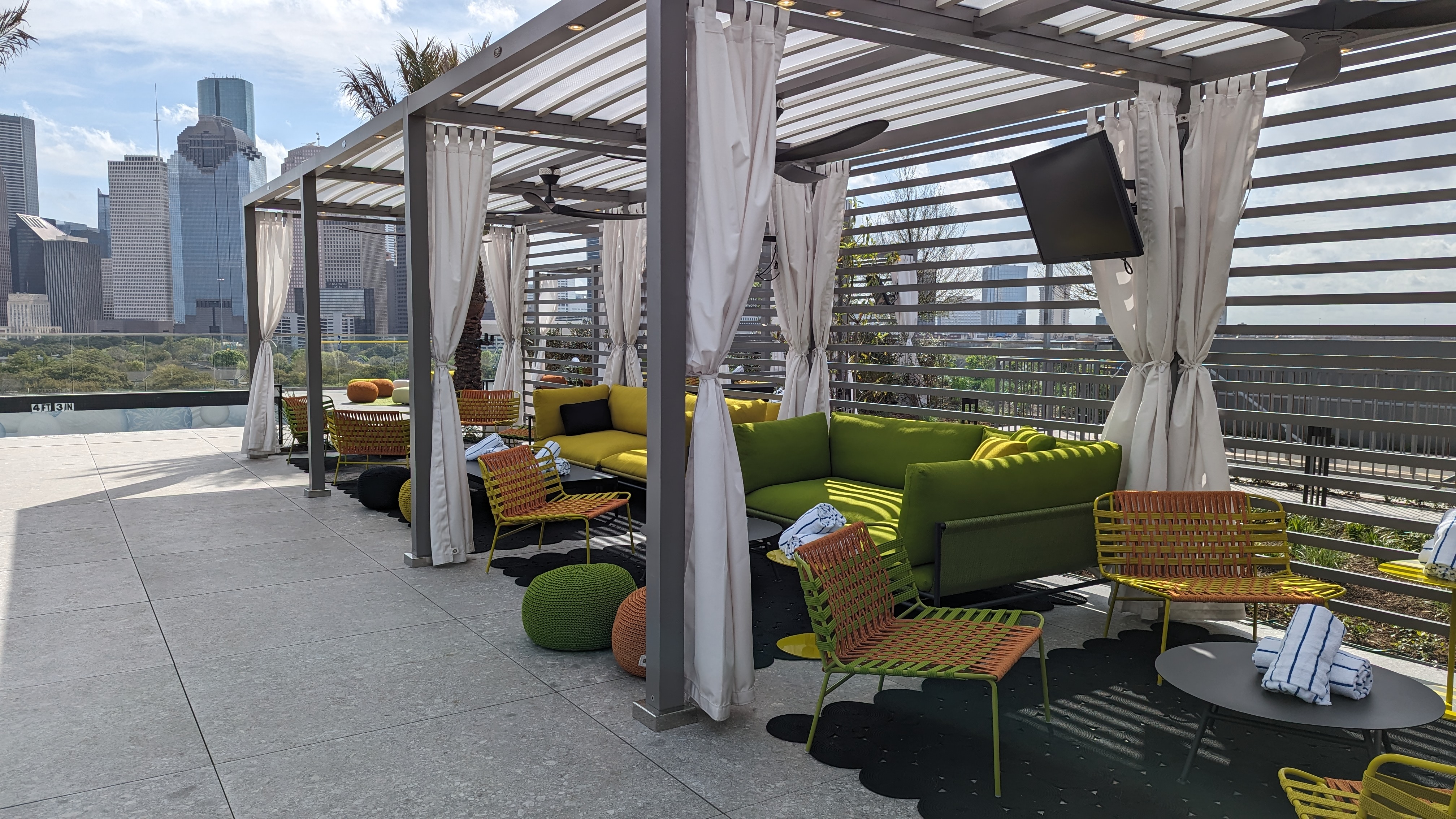 Thompson Houston pool cabanas Thompson Houston pool cabanas