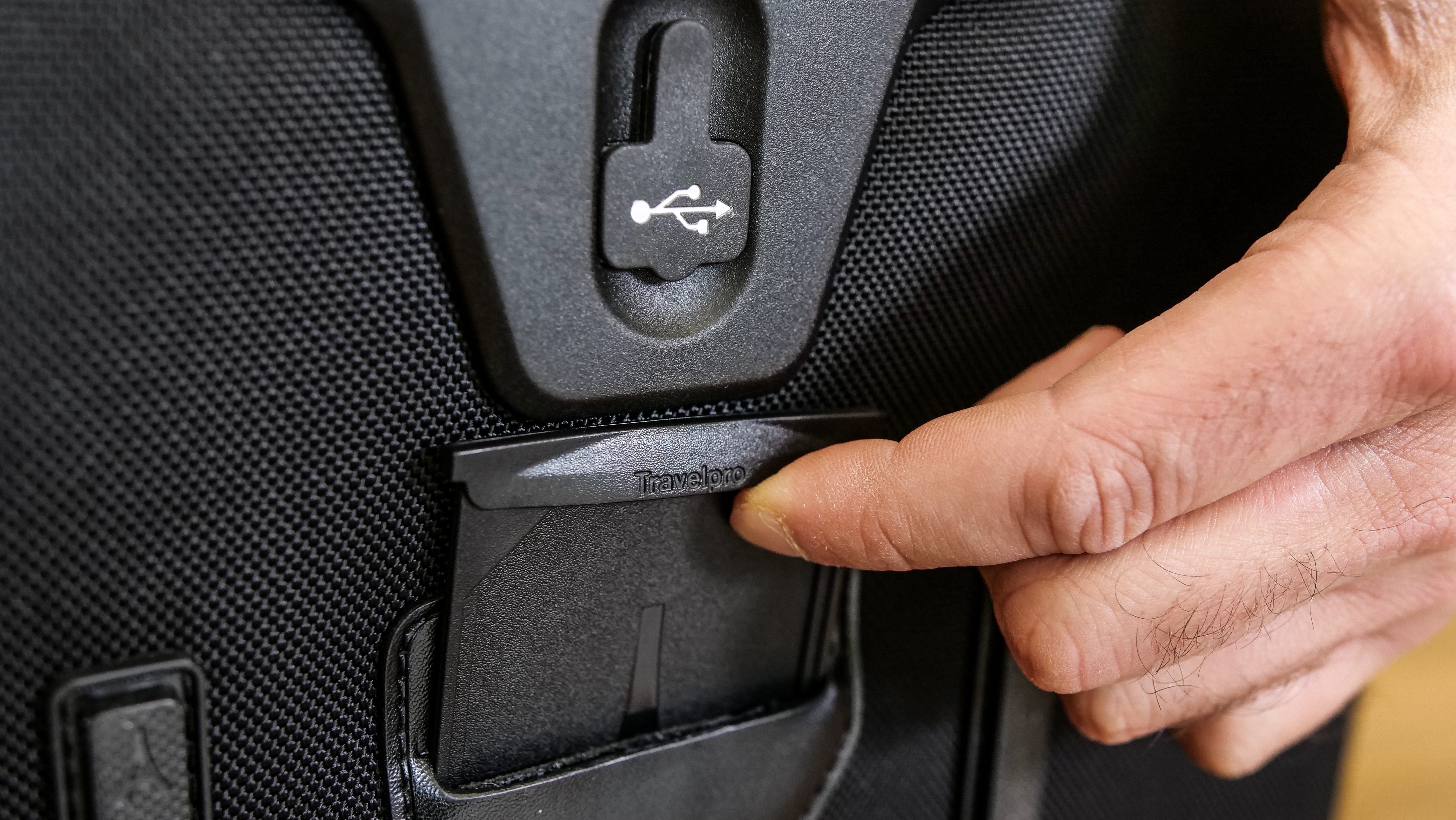 Travelpro Platinum Elite Softside USB and ID holder