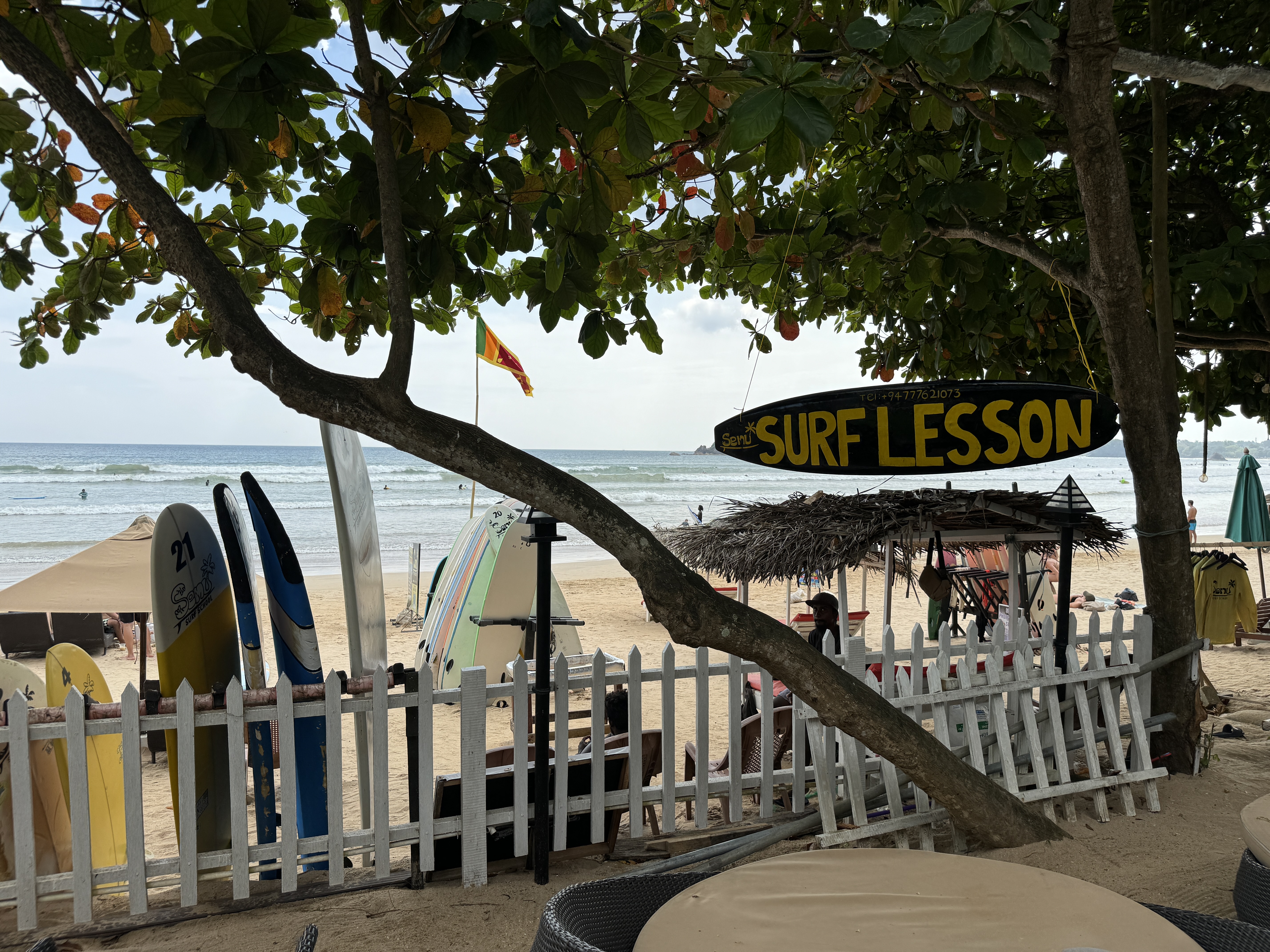 Weligama Bay Marriott beach entry
