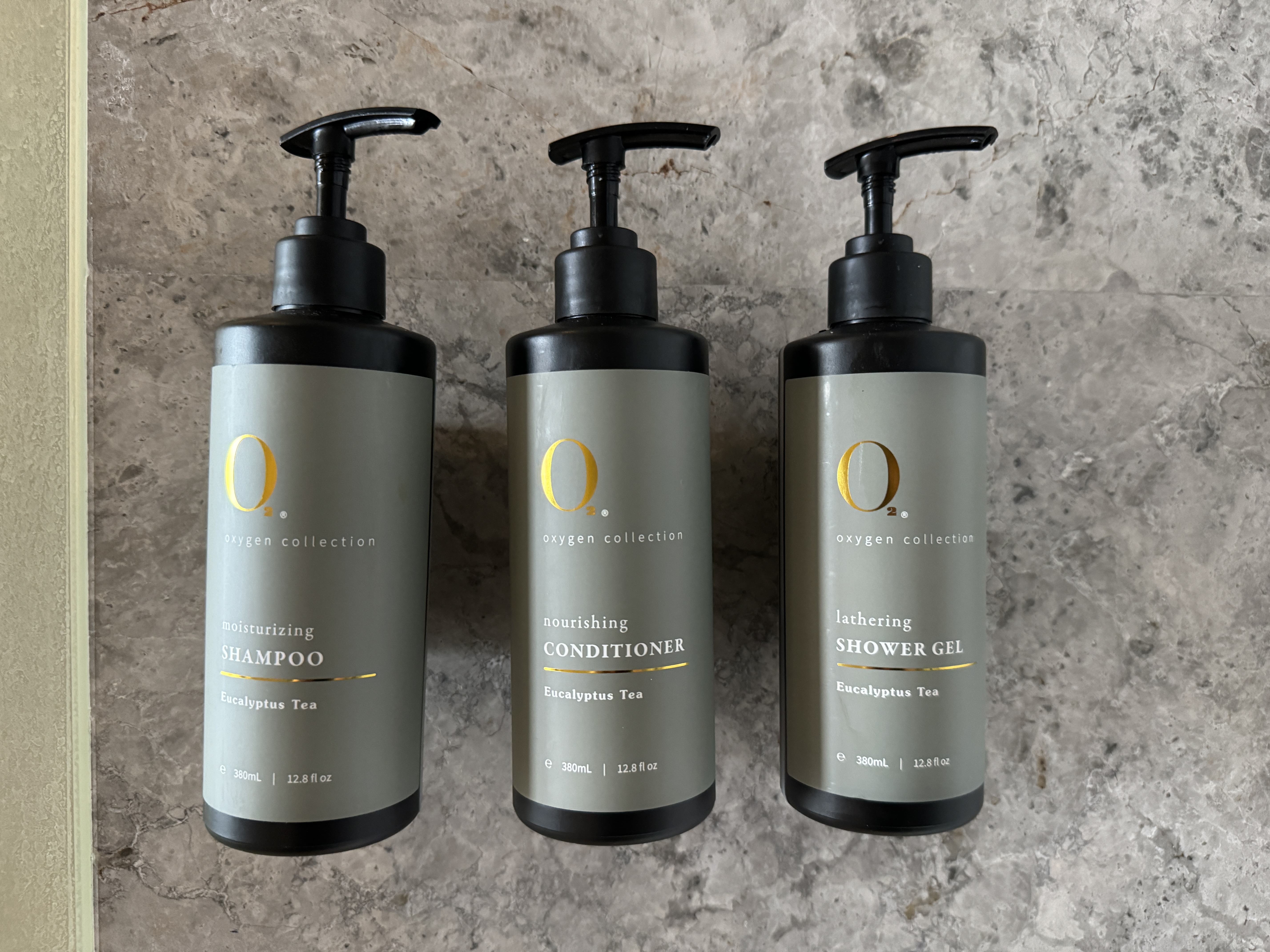 Weligama Bay Marriott king room shower amenities