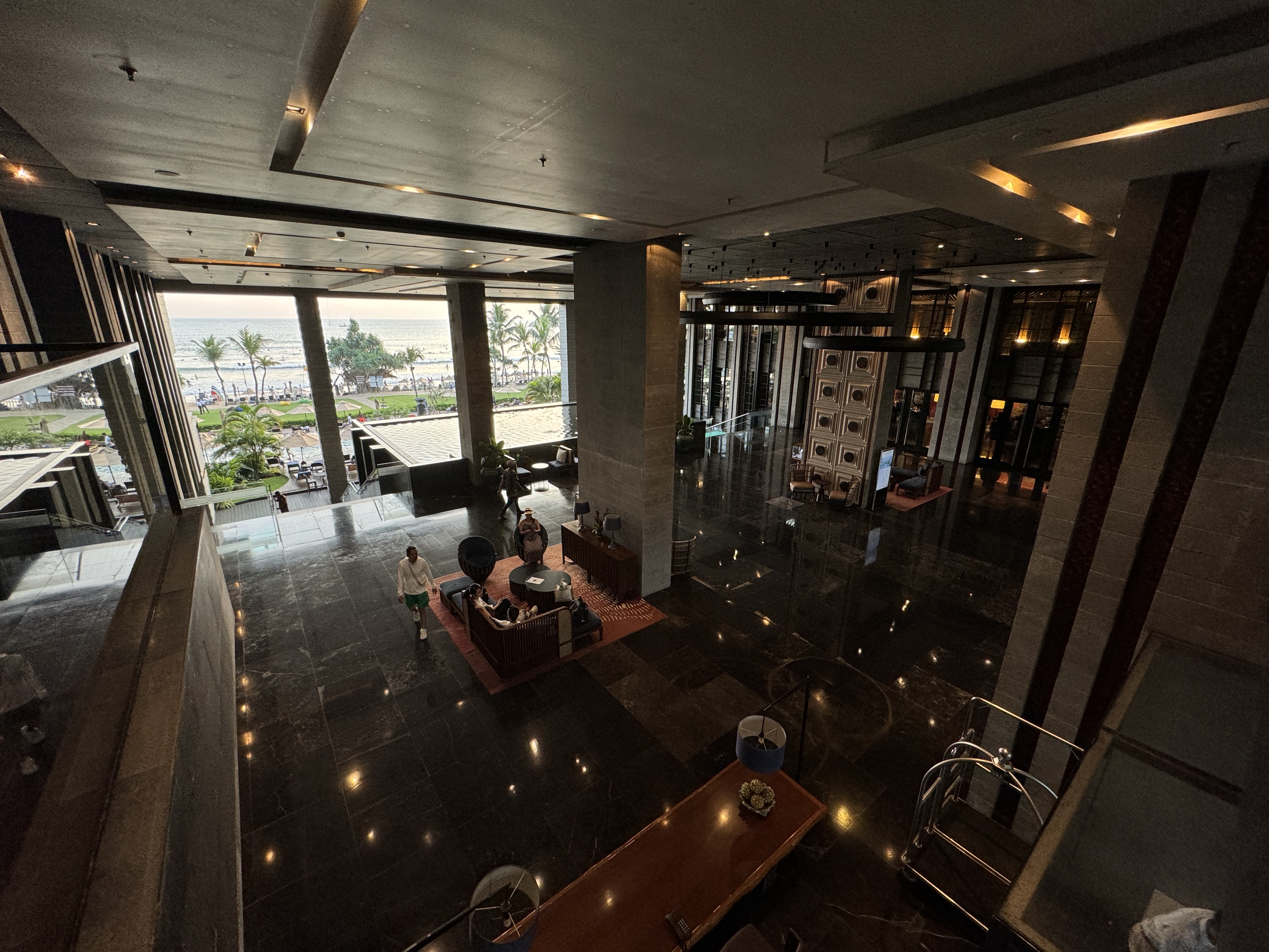 Weligama Bay Marriott lobby elevated