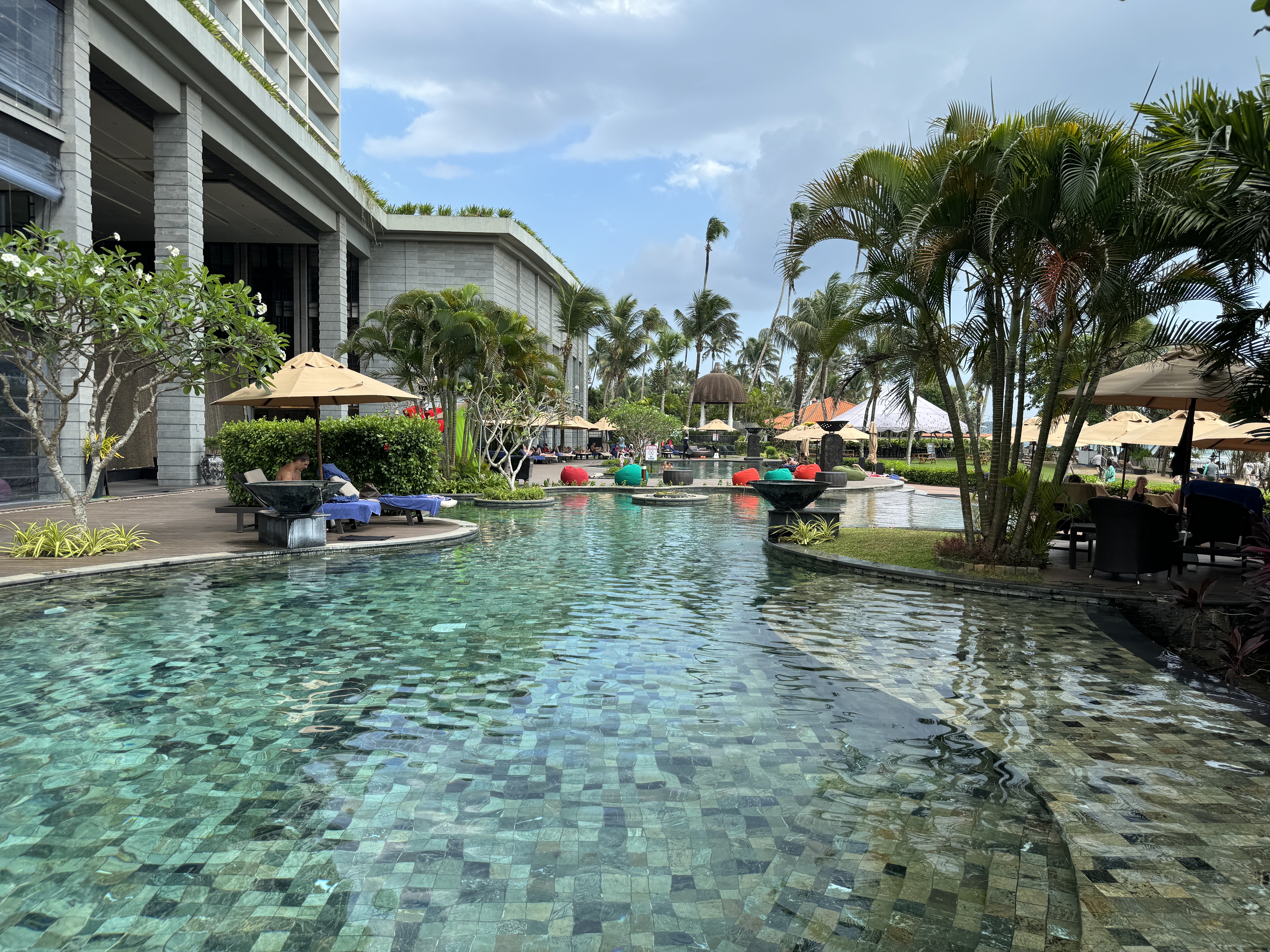 Weligama Bay Marriott right pool from bar