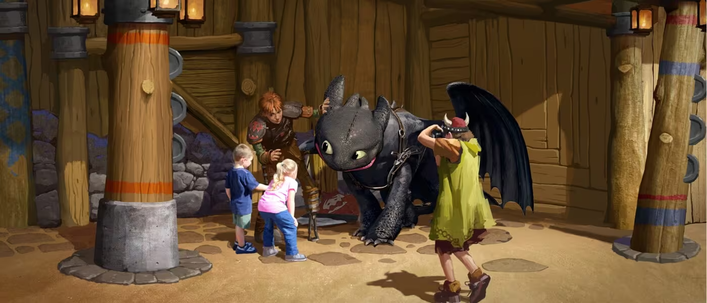 ueu httyd isle of berk character meet hiccup toothless cf a How to Train Your Dragon – Isle of Berk at Universal Epic Universe Meet and Greet
