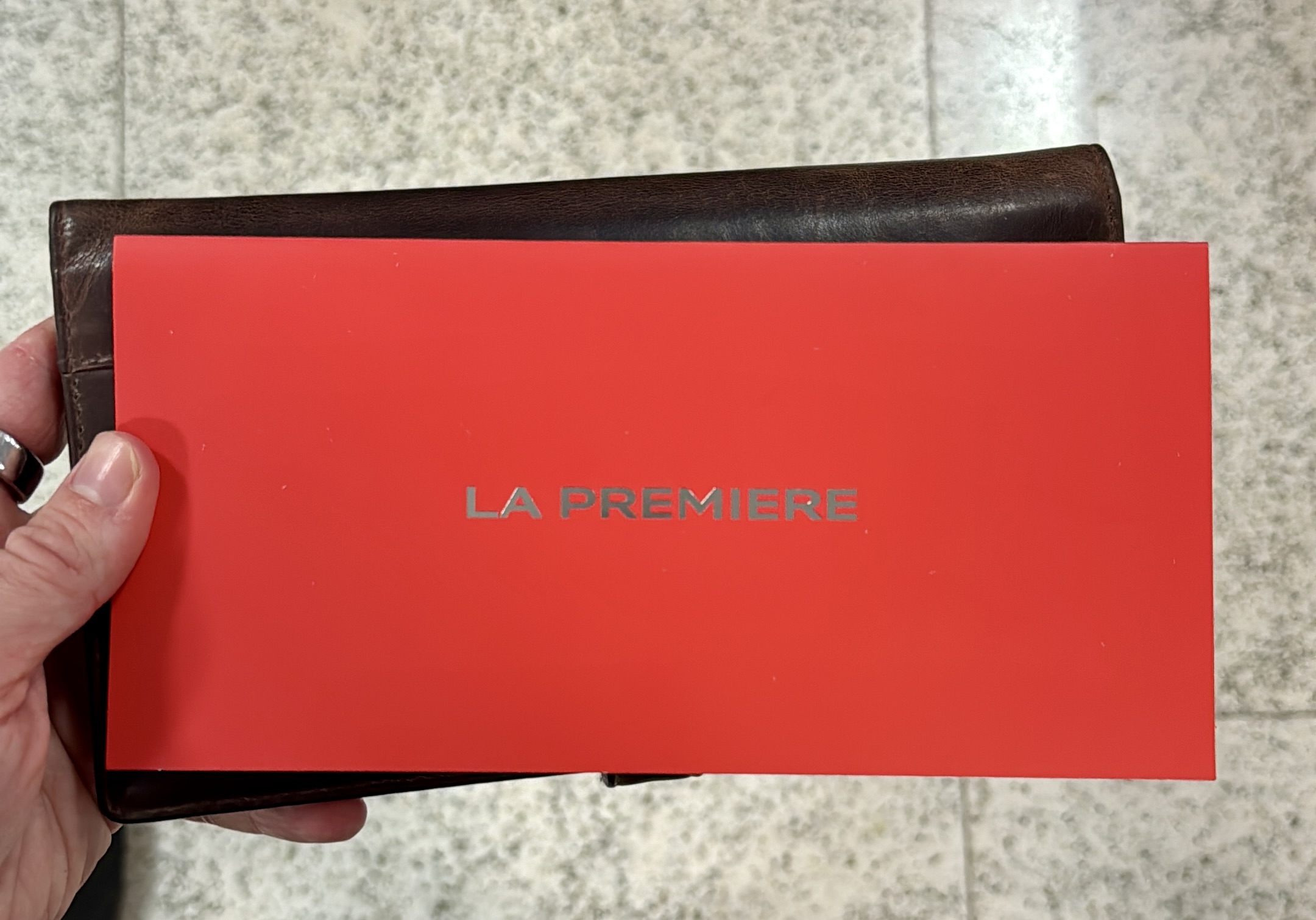 Air France La Premiere boarding pass holder