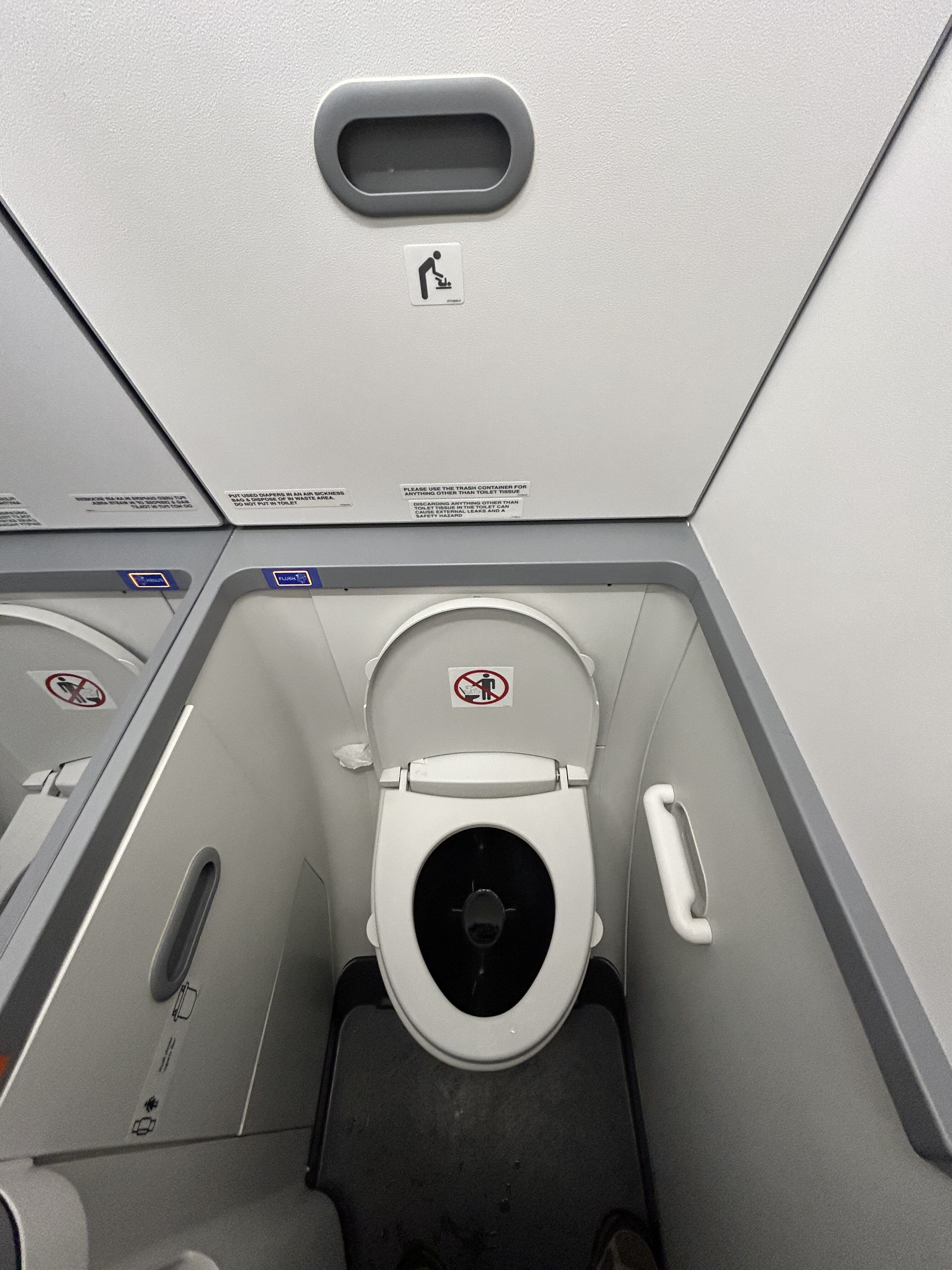 AA 738 LGA DFW toilet