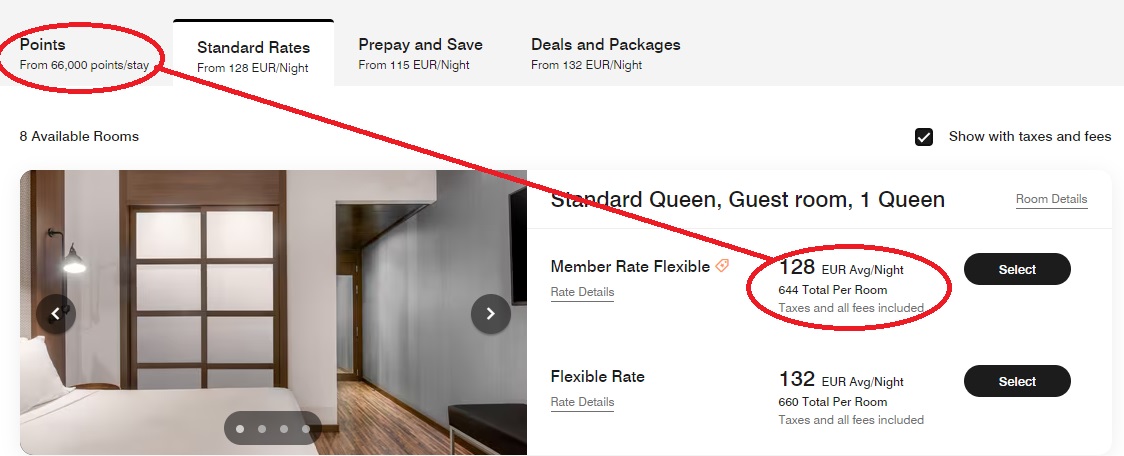 AC Hotels Compare Cash and Points AC Hotels Compare Cash and Points