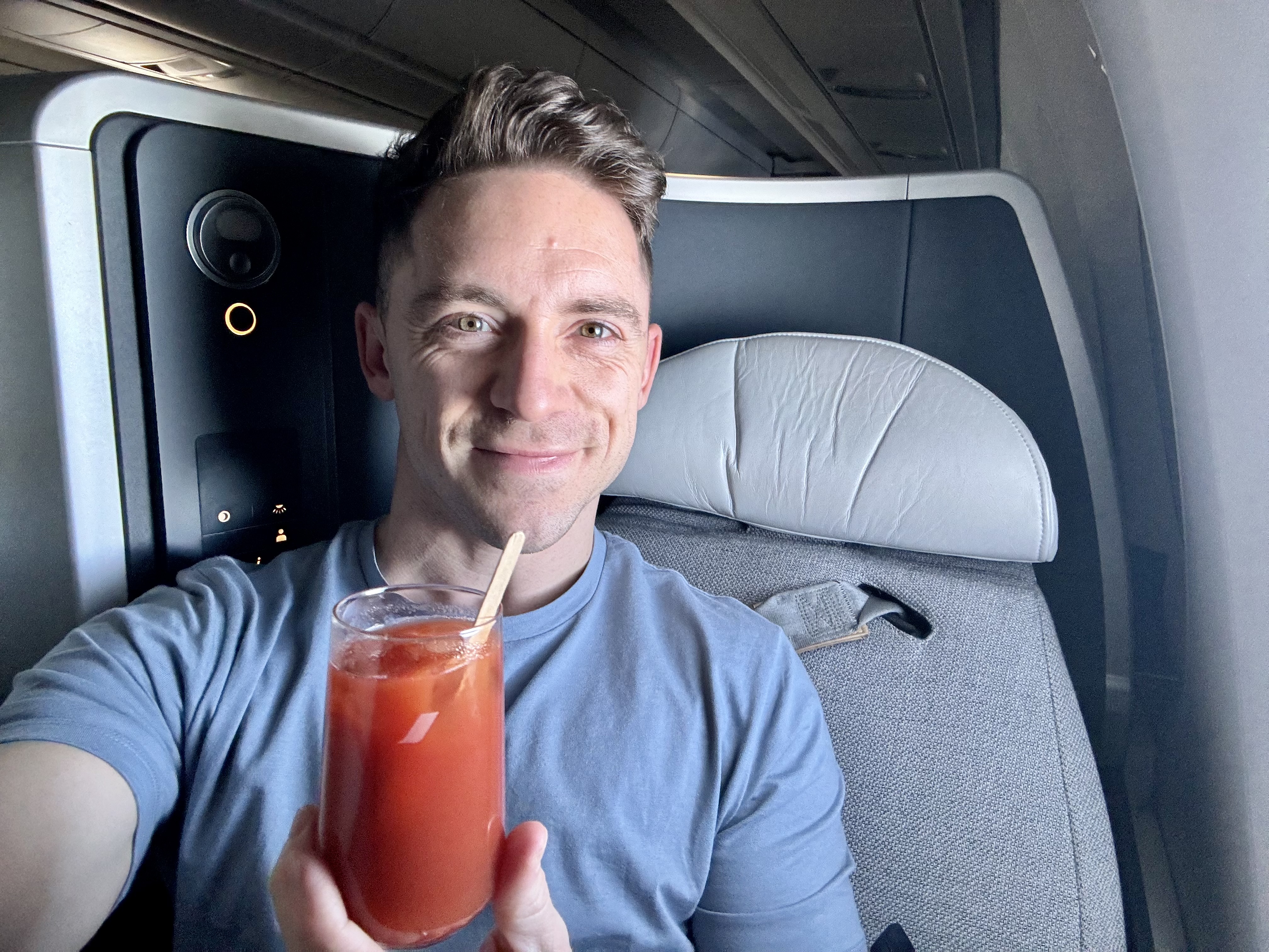 Air France Business Class Airbus A350 FnB Bloody Mary Air France Business Class Airbus A350 FnB Bloody Mary