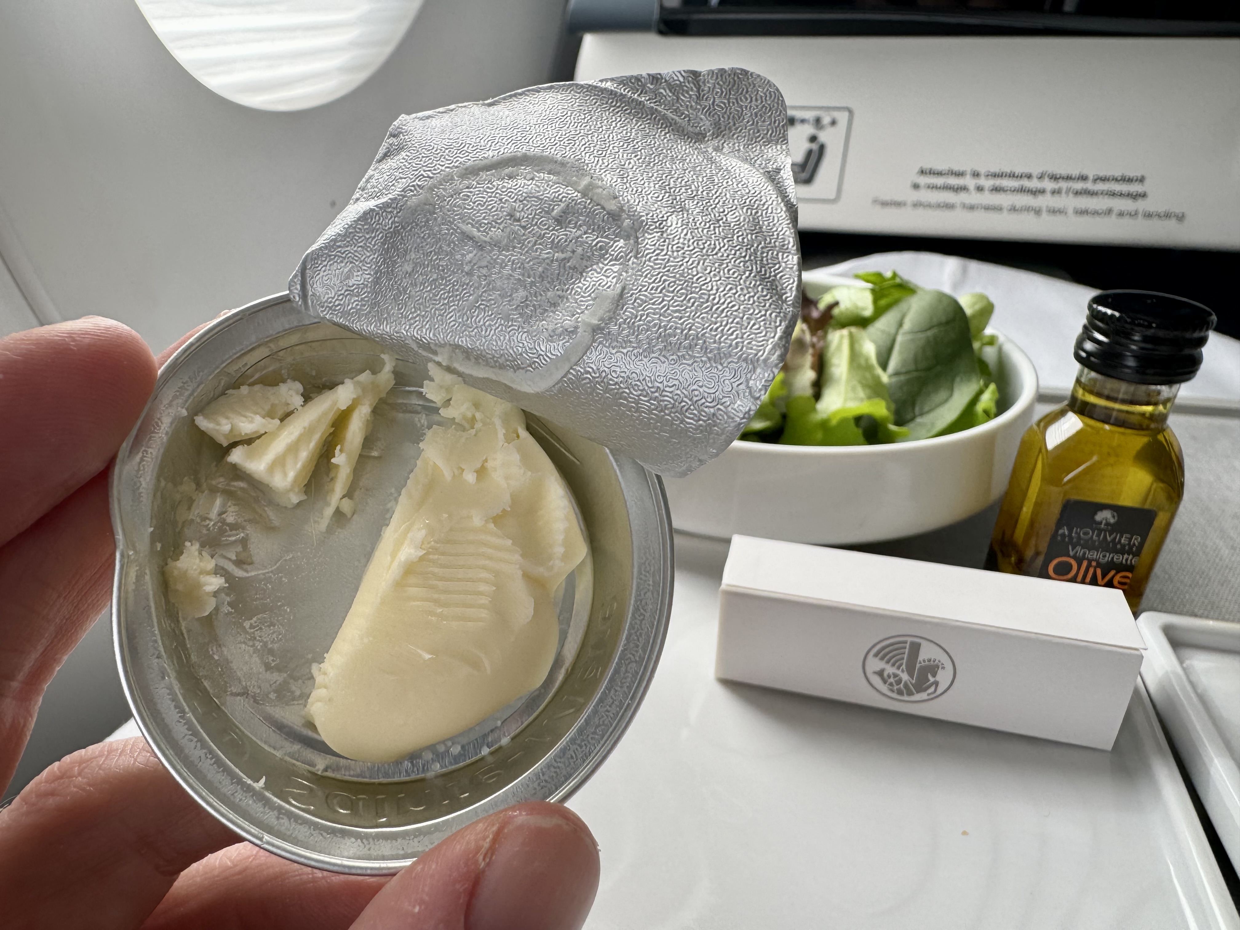 Air France Business Class Airbus A350 FnB butter Air France Business Class Airbus A350 FnB butter