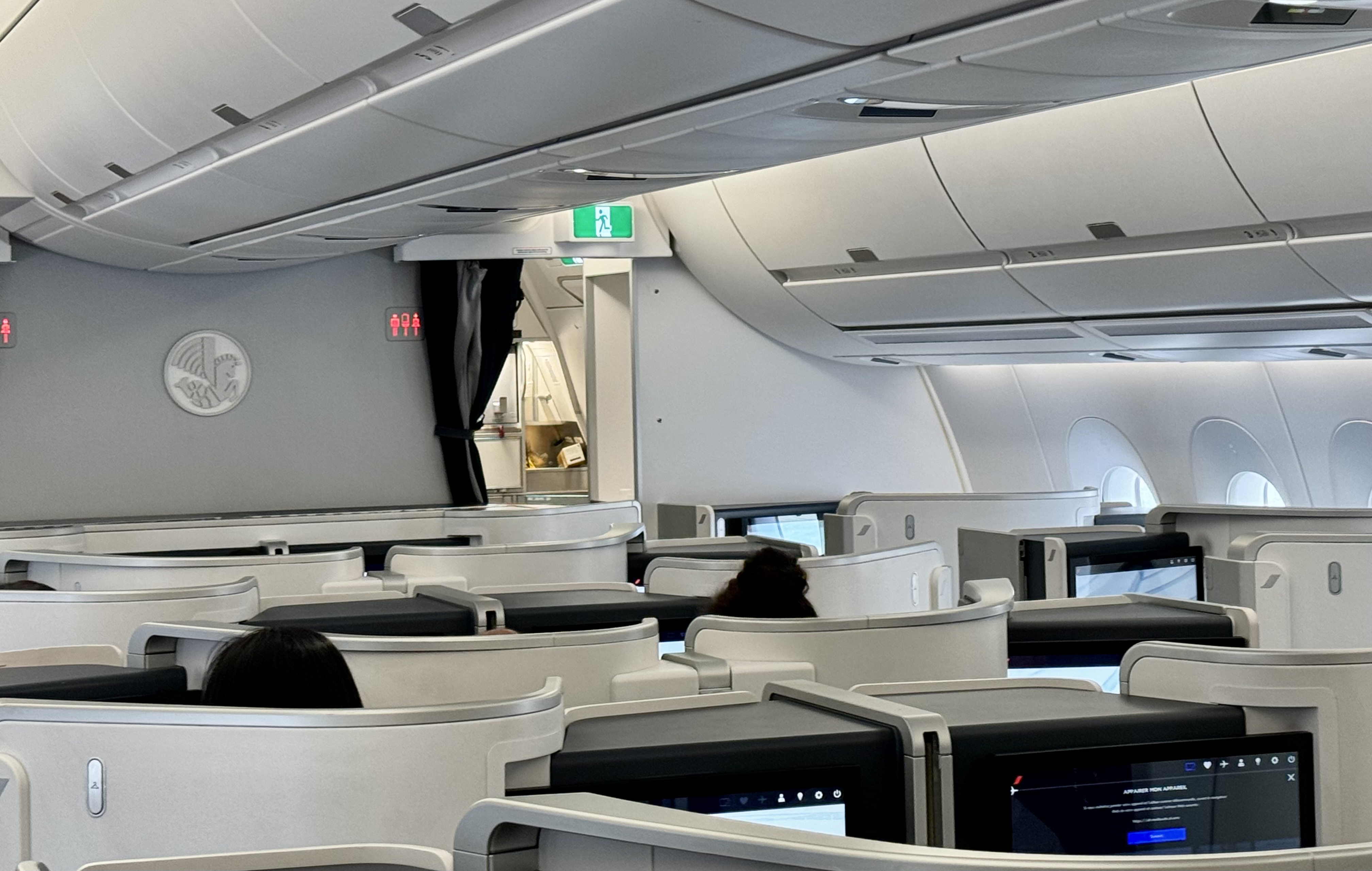 Air France Business Class Airbus A350 cabin Air France Business Class Airbus A350 cabin