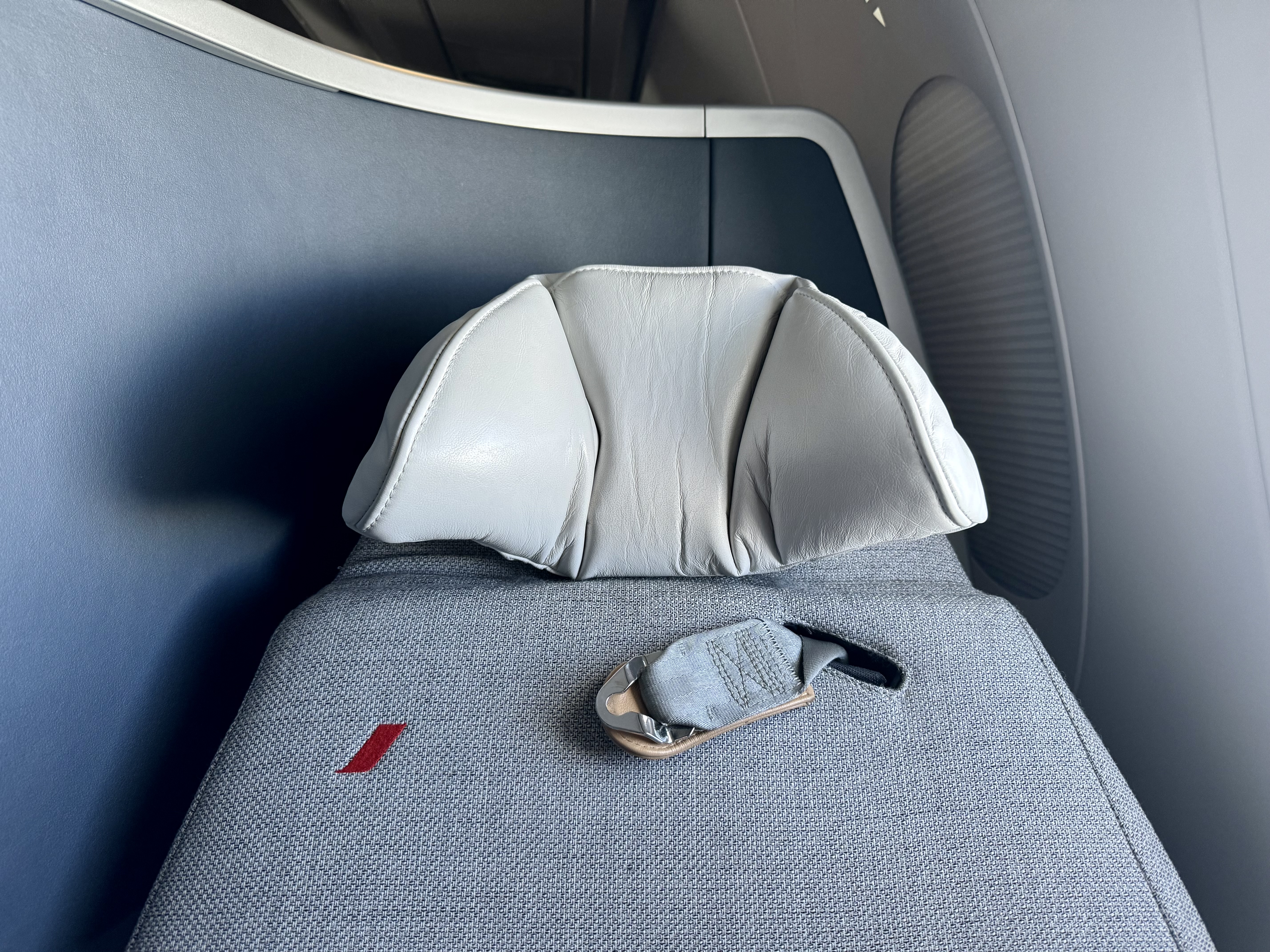 Air France Business Class Airbus A350 seat headrest Air France Business Class Airbus A350 seat headrest