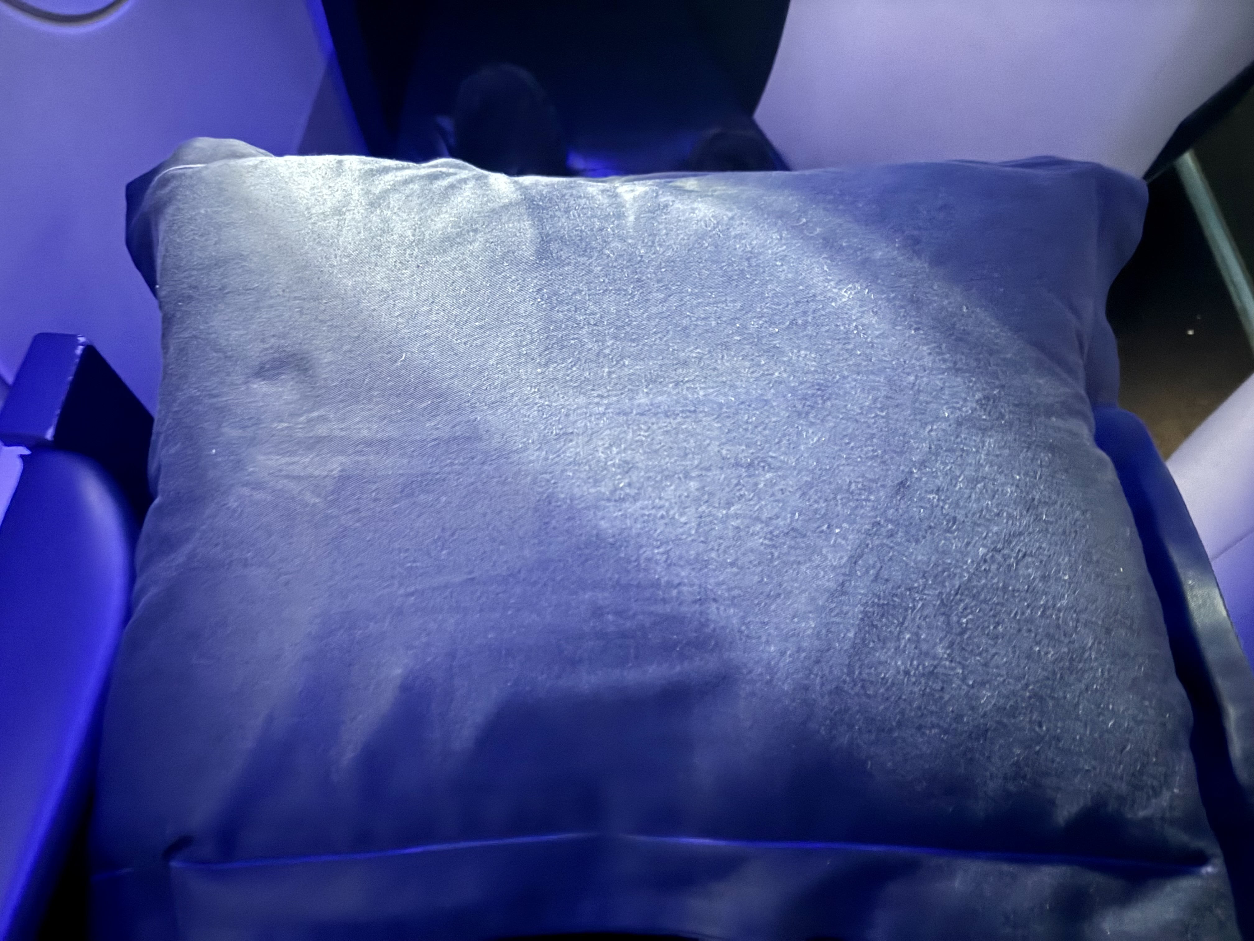 Air France Business Class Airbus A350 seat pillow Air France Business Class Airbus A350 seat pillow