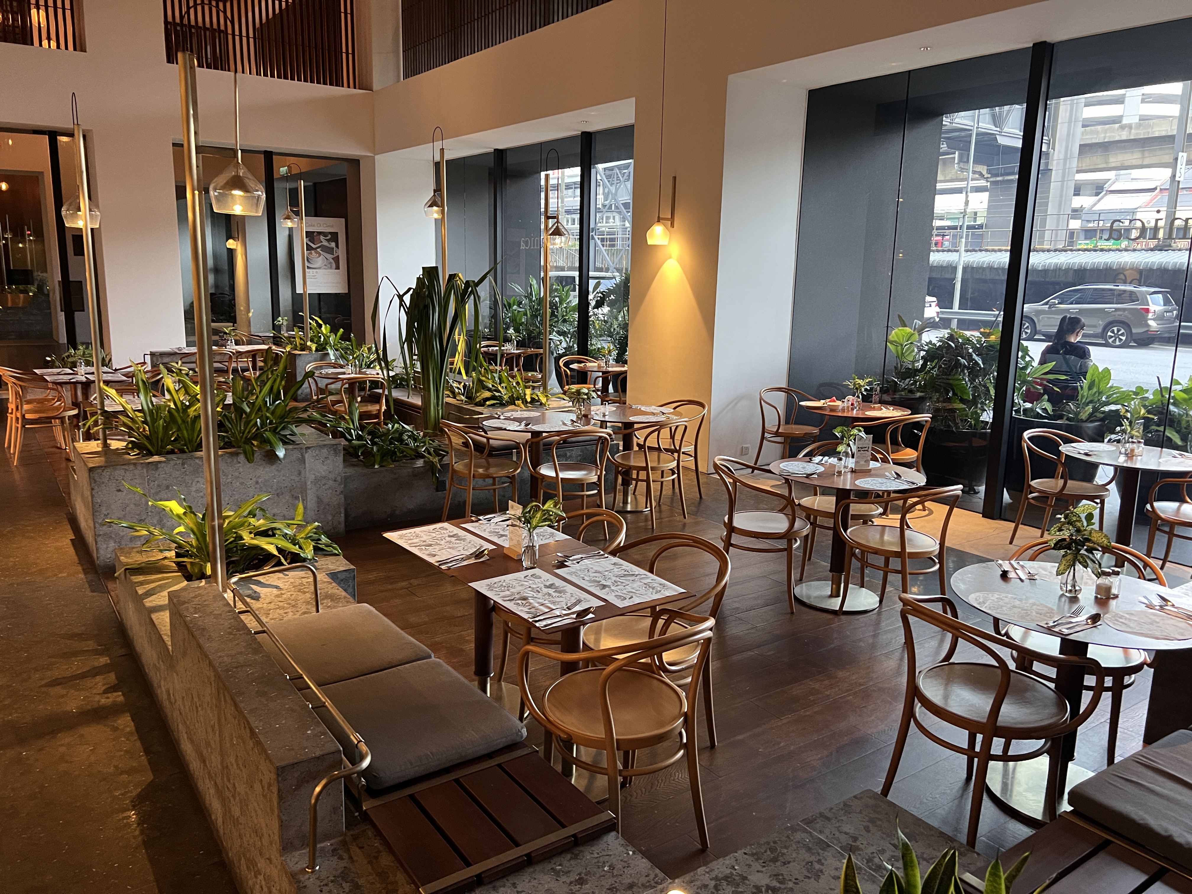 Alila Bangsar Kuala Lumpur breakfast seating area Alila Bangsar Kuala Lumpur breakfast seating area