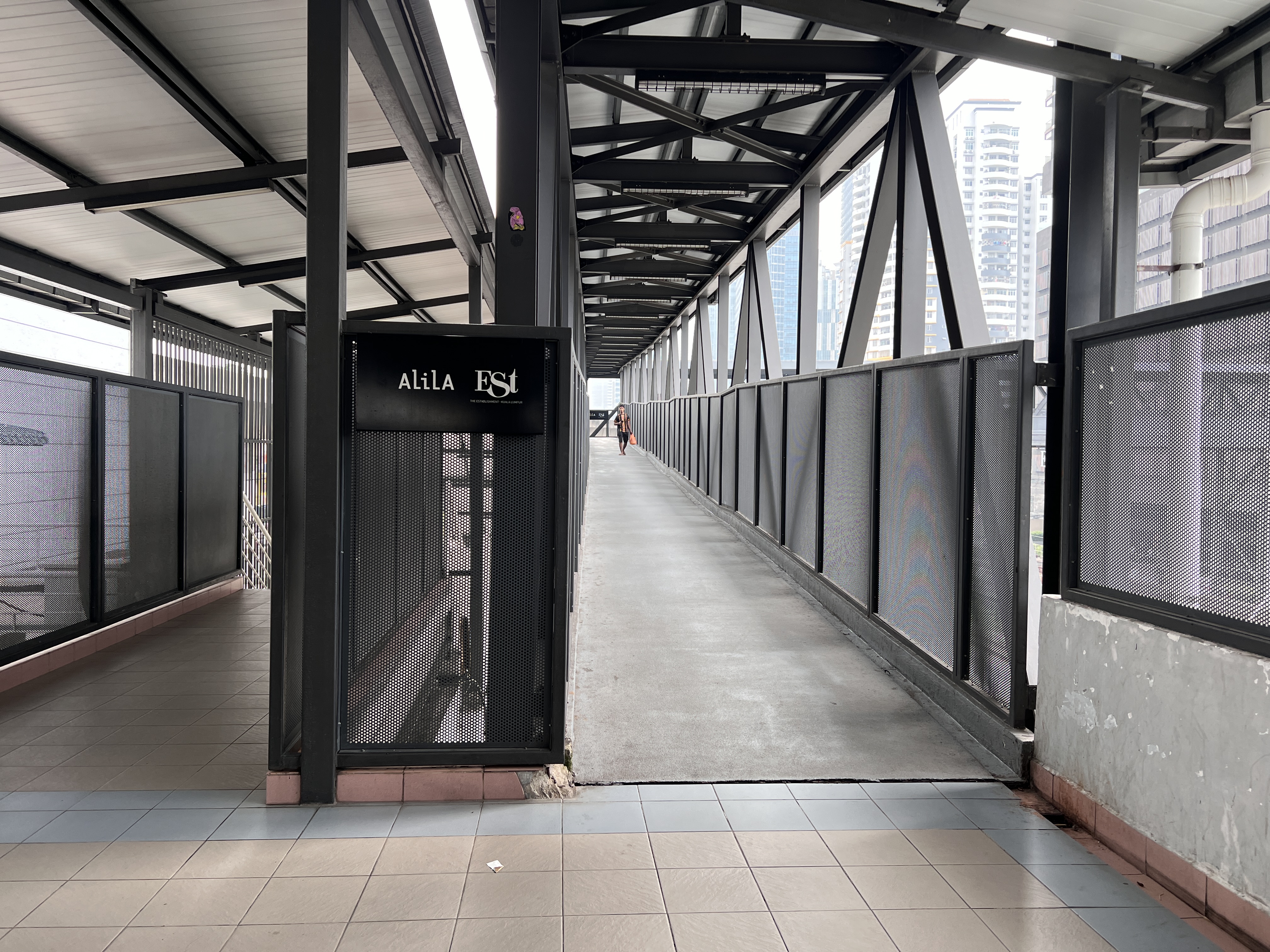 Alila Bangsar Kuala Lumpur link bridge to LRT Alila Bangsar Kuala Lumpur link bridge to LRT
