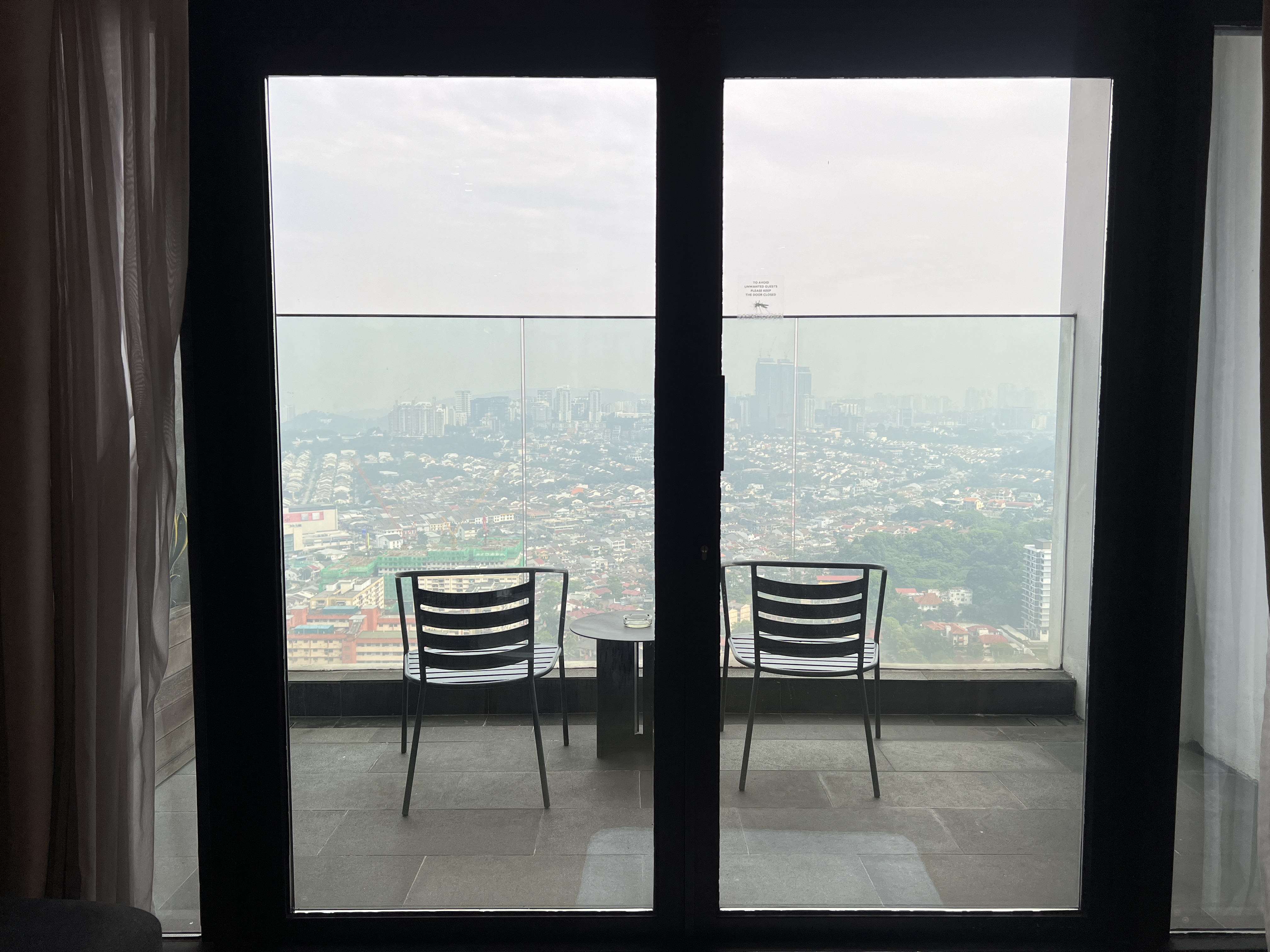Alila Bangsar Kuala Lumpur living room balcony windows Alila Bangsar Kuala Lumpur living room balcony windows