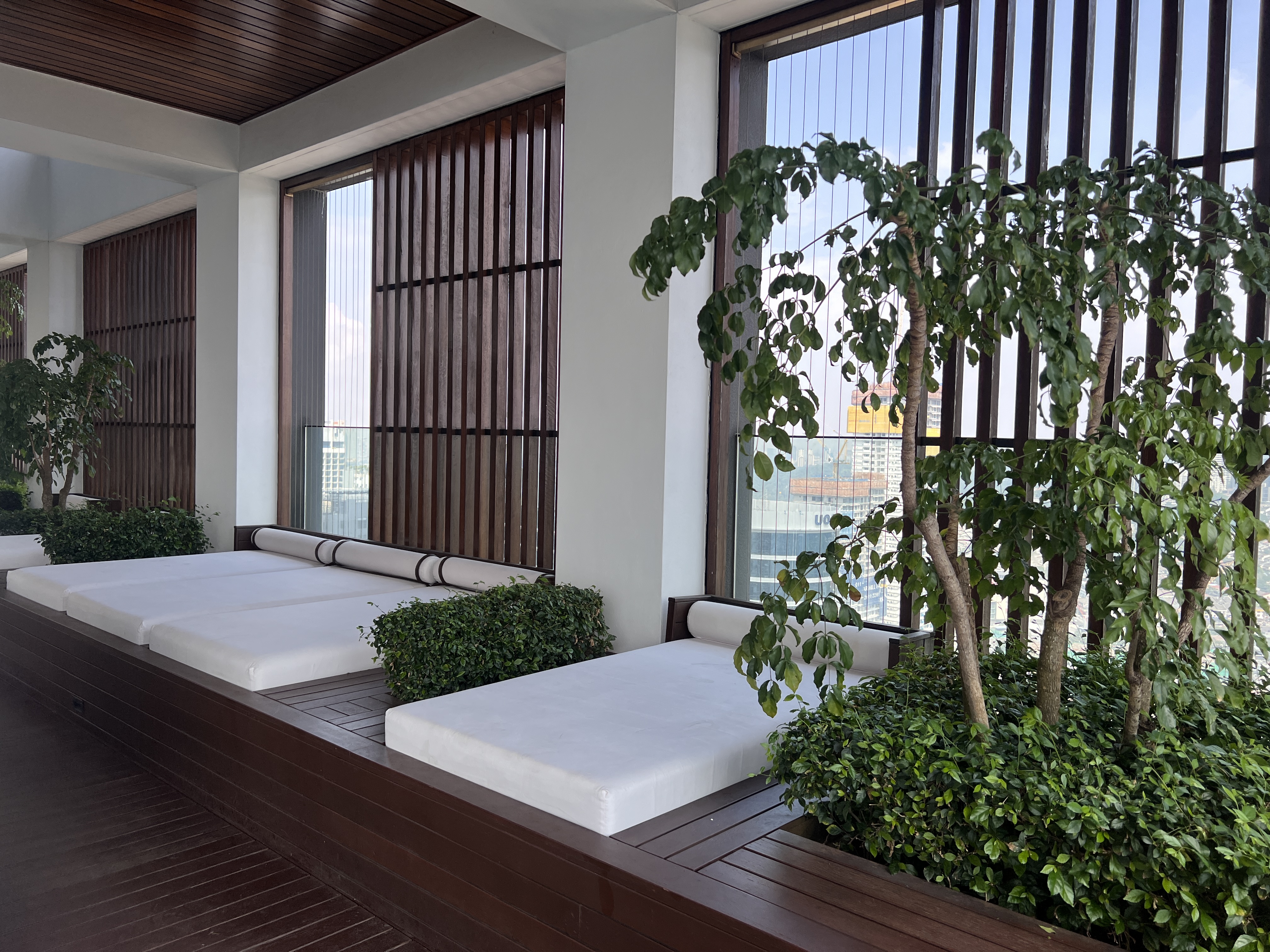 Alila Bangsar Kuala Lumpur outdoor pool seating area Alila Bangsar Kuala Lumpur outdoor pool seating area