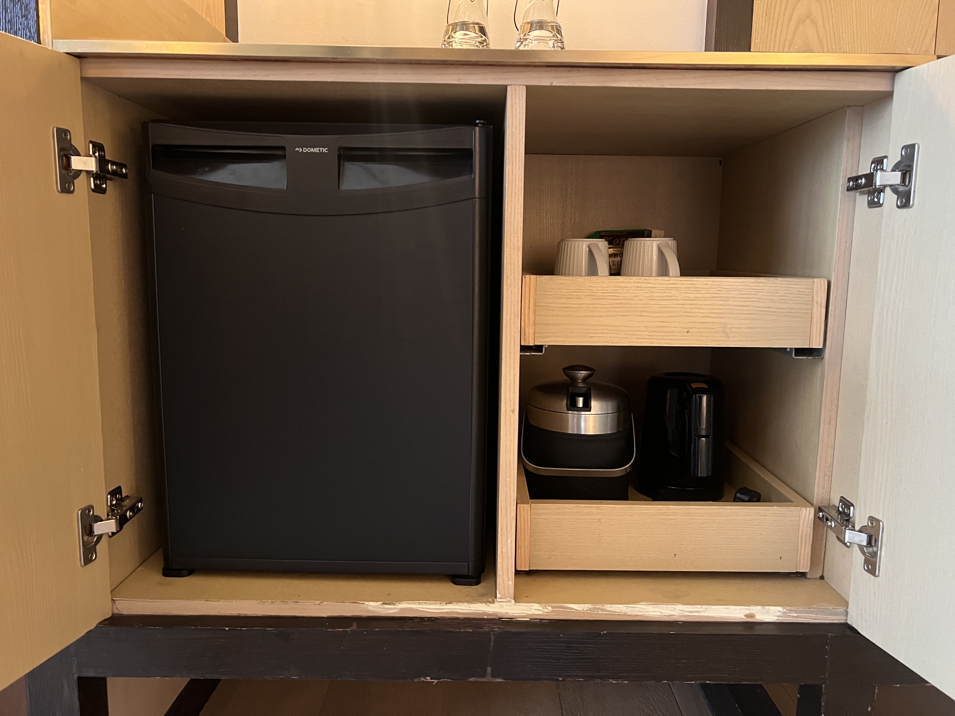 Alila Bangsar Kuala Lumpur room storage and minifridge Alila Bangsar Kuala Lumpur room storage and minifridge