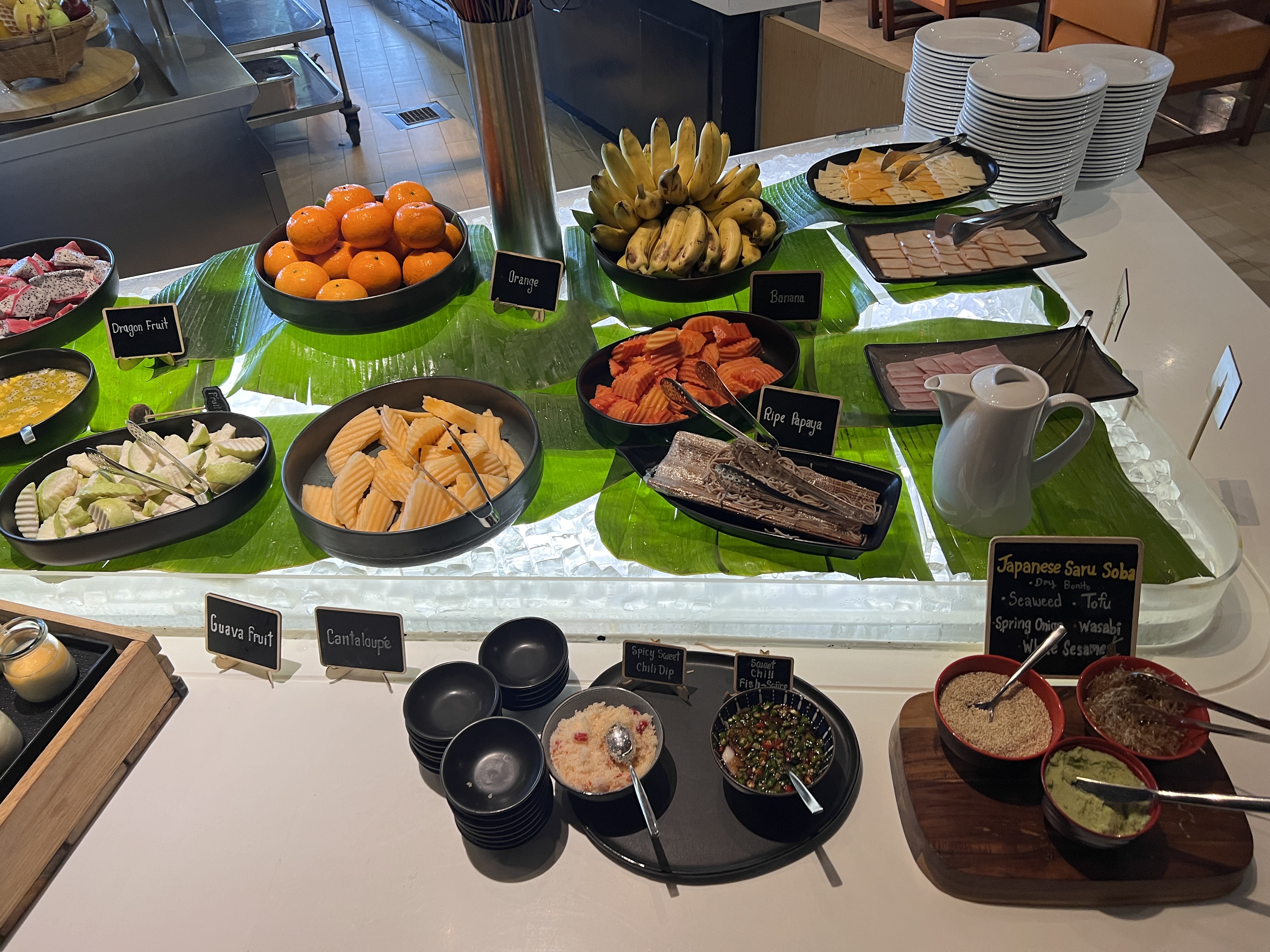 Aloft Bangkok Sukhumvit 11 Crave breakfast fruit selection Aloft Bangkok Sukhumvit 11 Crave breakfast fruit selection