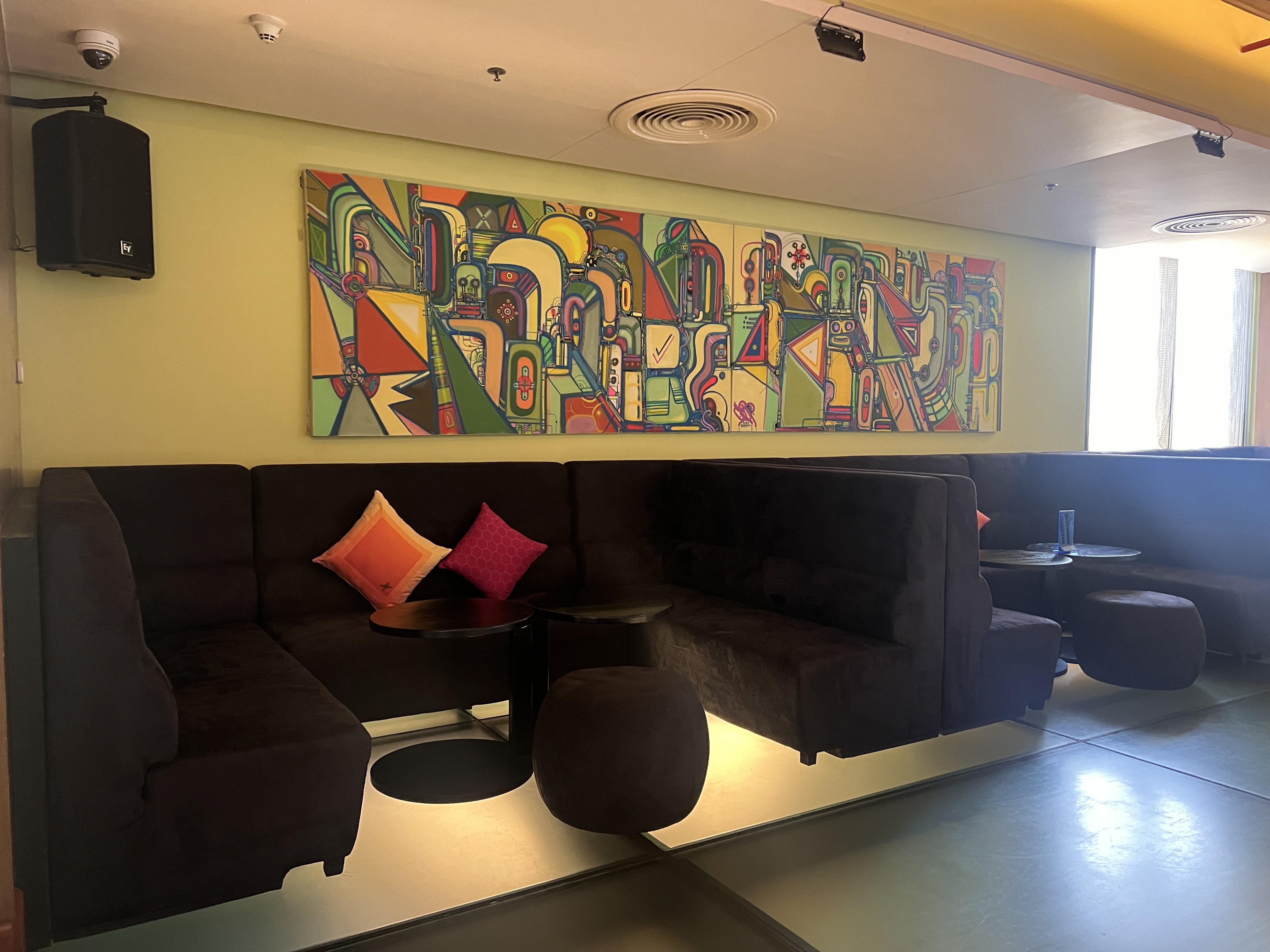 Aloft Bangkok Sukhumvit 11 booth seating Aloft Bangkok Sukhumvit 11 booth seating