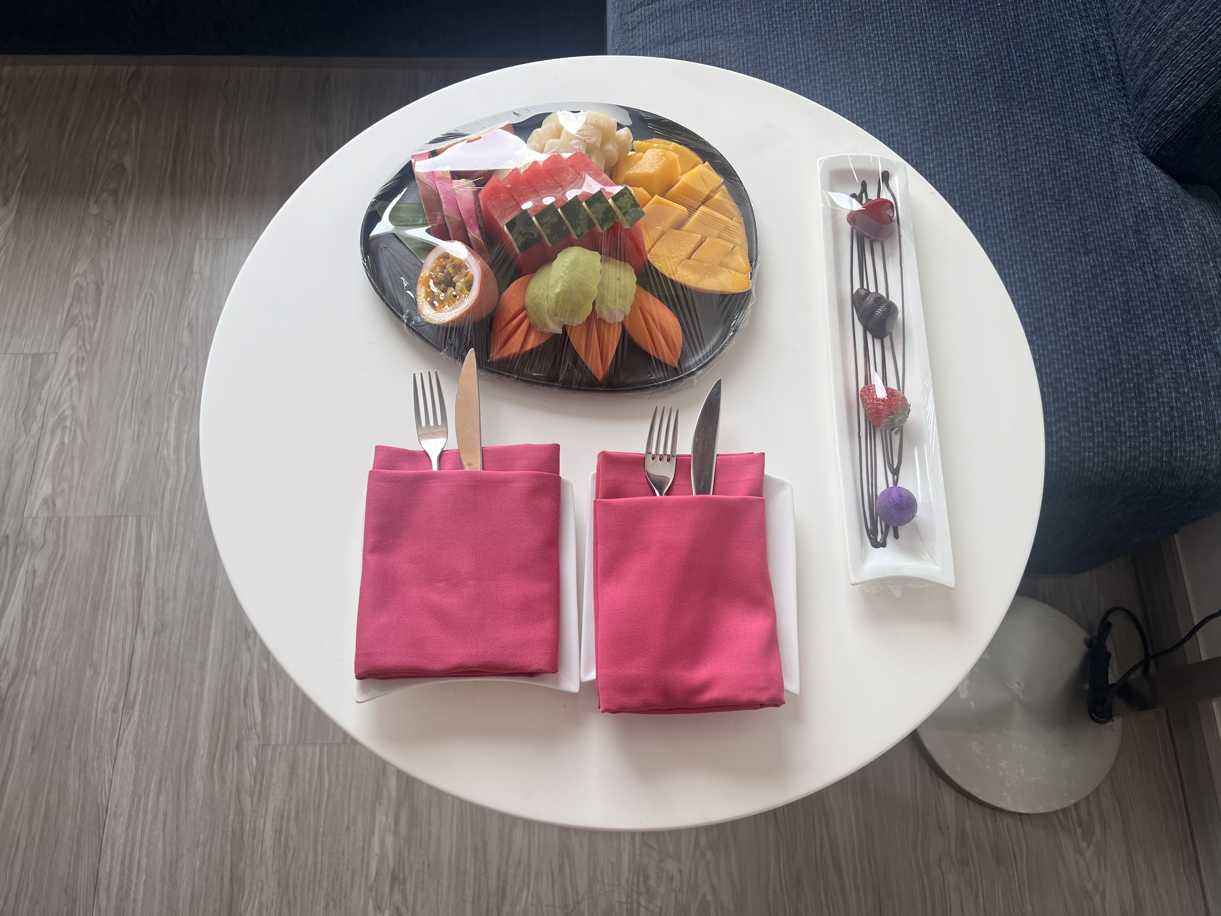 Aloft Bangkok Sukhumvit 11 complimentary fruit basket Aloft Bangkok Sukhumvit 11 complimentary fruit basket