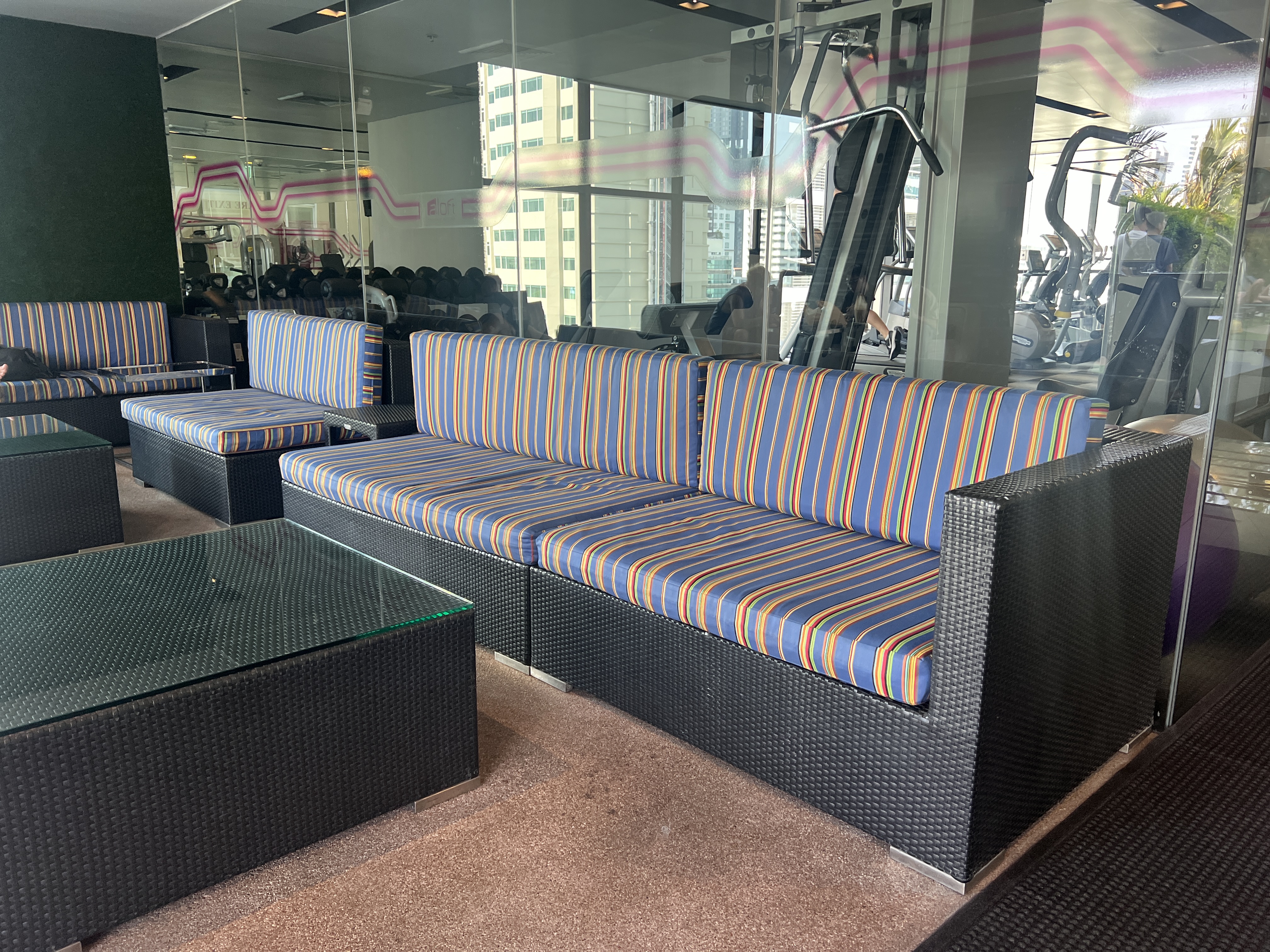 Aloft Bangkok Sukhumvit 11 pool bar seating patio Aloft Bangkok Sukhumvit 11 pool bar seating patio