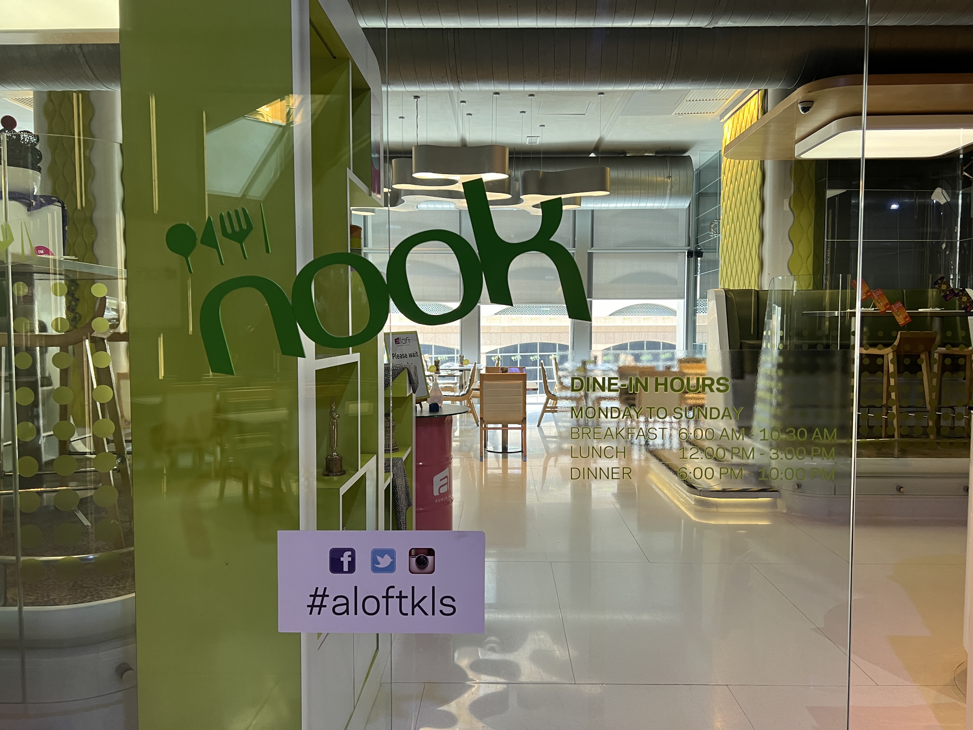 Aloft Kuala Lumpur Sentral Nook Aloft Kuala Lumpur Sentral Nook