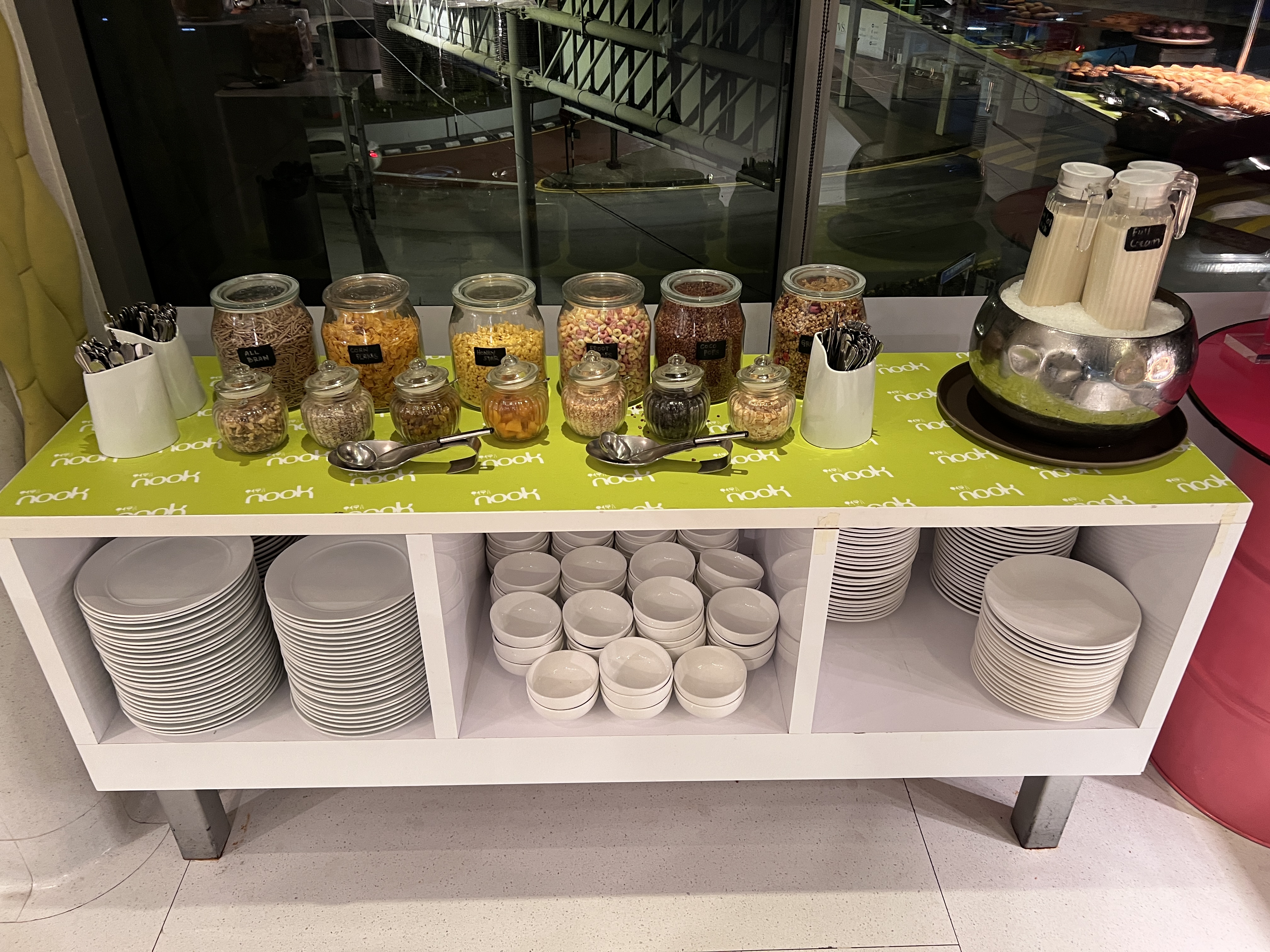 Aloft Kuala Lumpur Sentral Nook breakfast cereals Aloft Kuala Lumpur Sentral Nook breakfast cereals