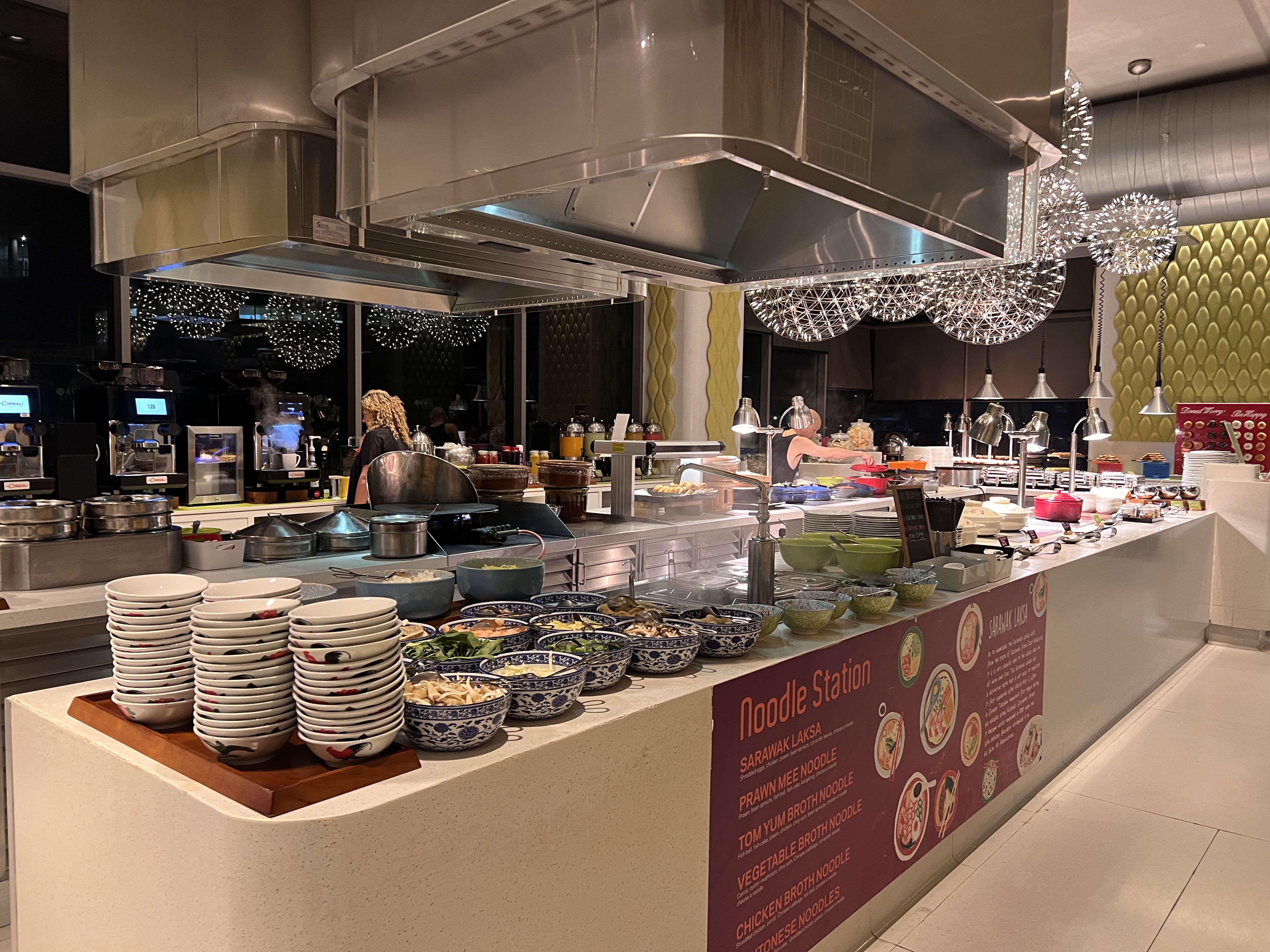 Aloft Kuala Lumpur Sentral Nook breakfast noodle station Aloft Kuala Lumpur Sentral Nook breakfast noodle station
