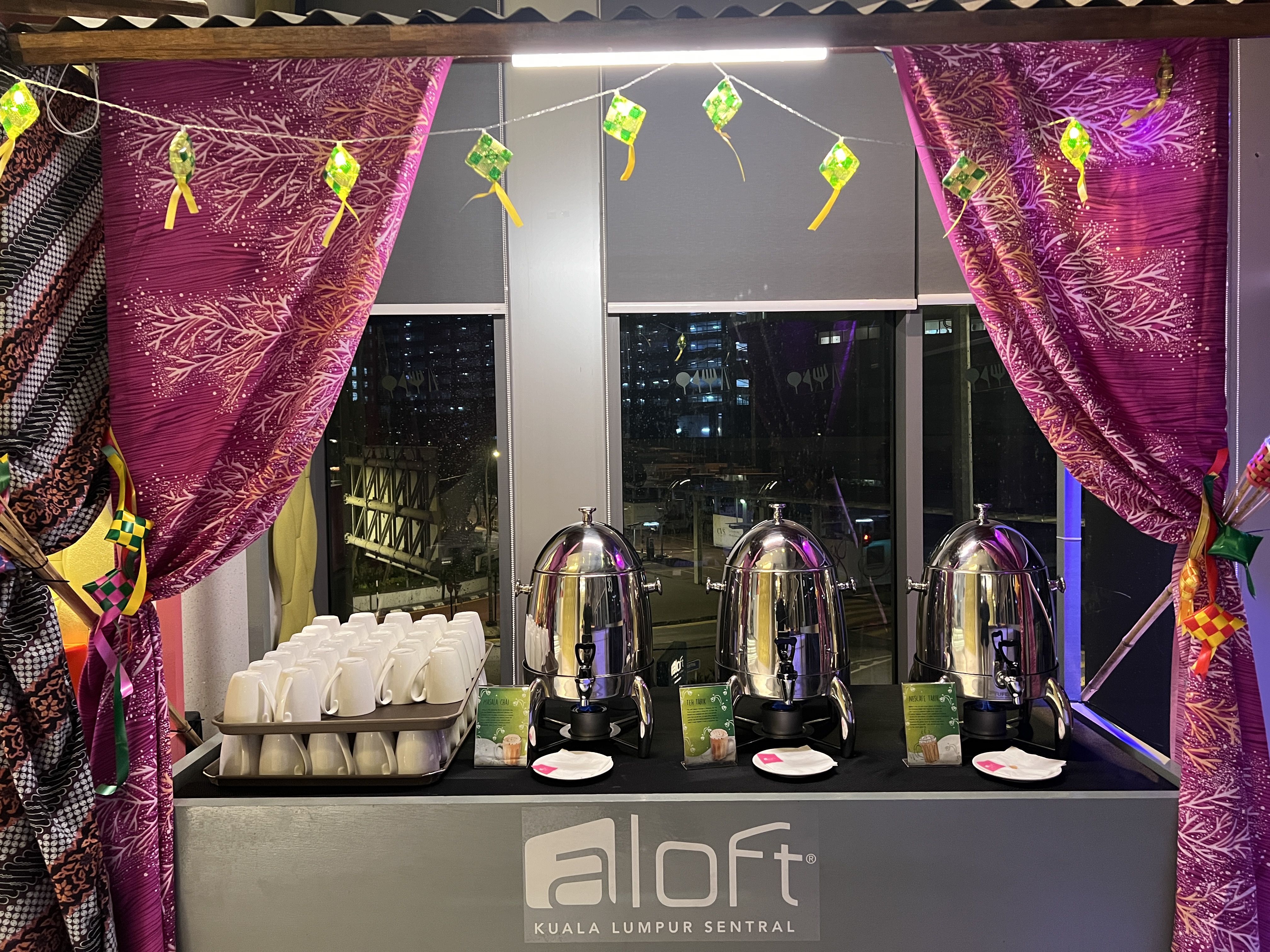 Aloft Kuala Lumpur Sentral Nook breakfast tea service Aloft Kuala Lumpur Sentral Nook breakfast tea service