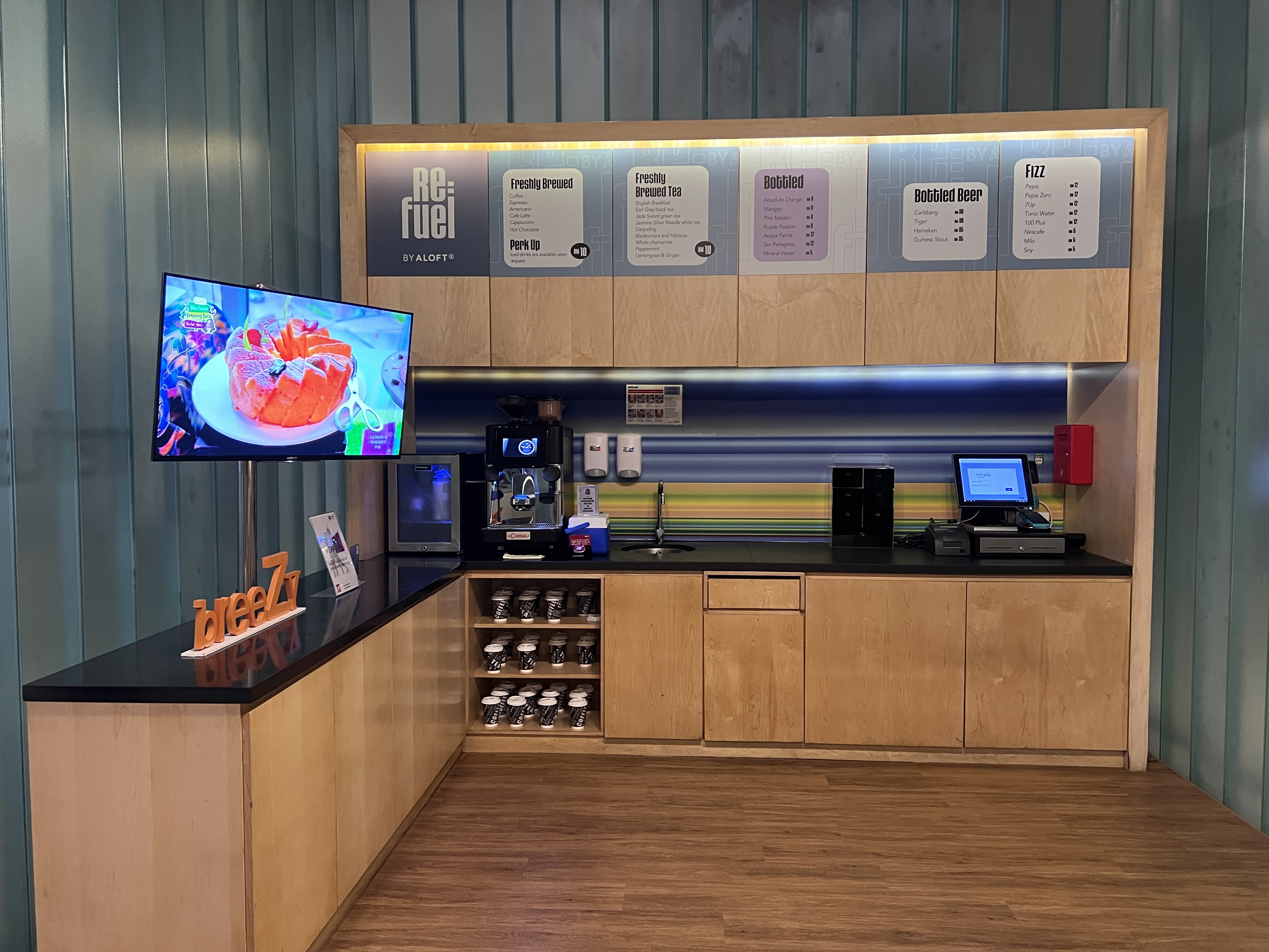 Aloft Kuala Lumpur Sentral ReFuel coffee station Aloft Kuala Lumpur Sentral ReFuel coffee station