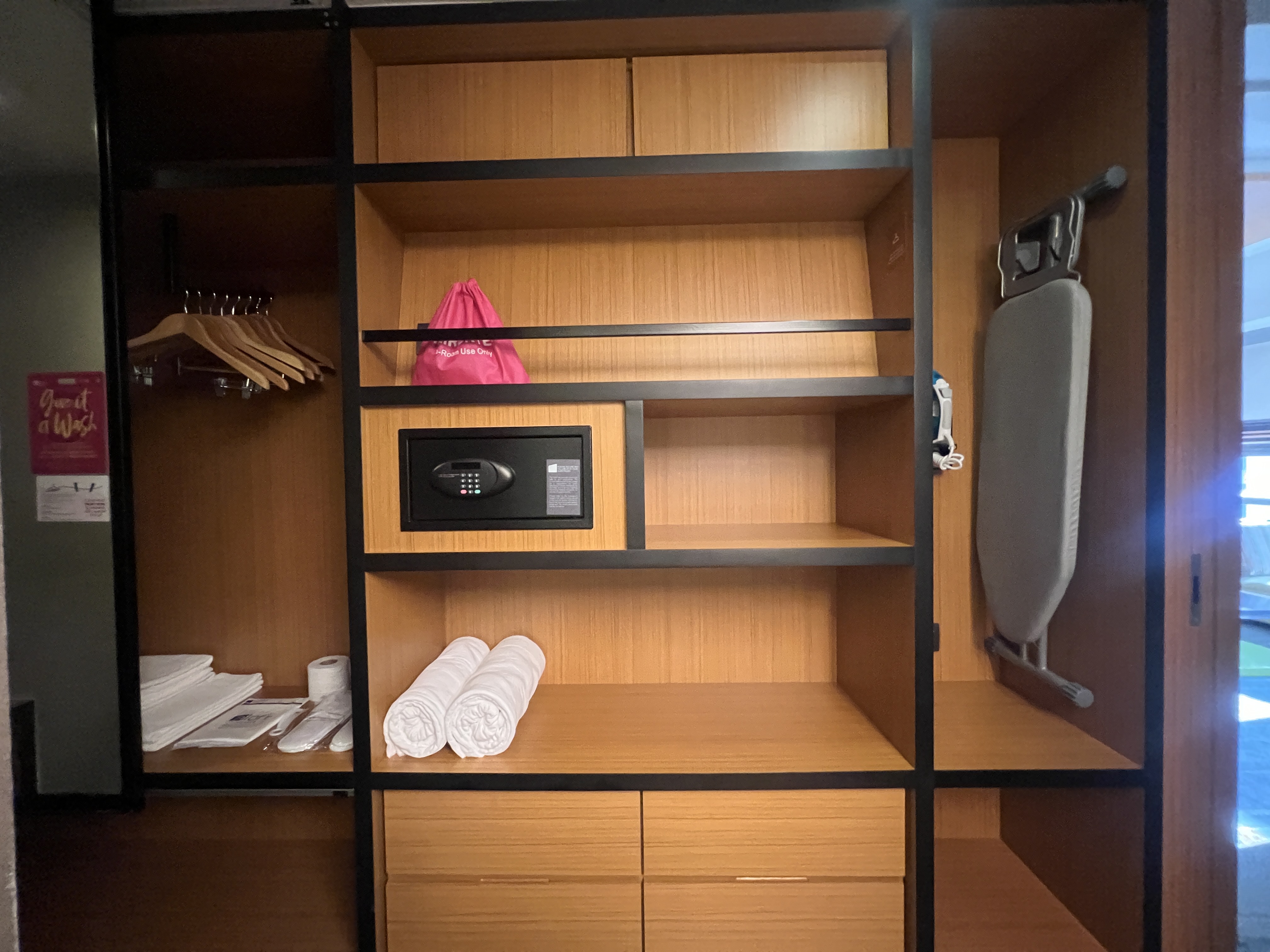 Aloft Kuala Lumpur Sentral bathroom closet and storage Aloft Kuala Lumpur Sentral bathroom closet and storage