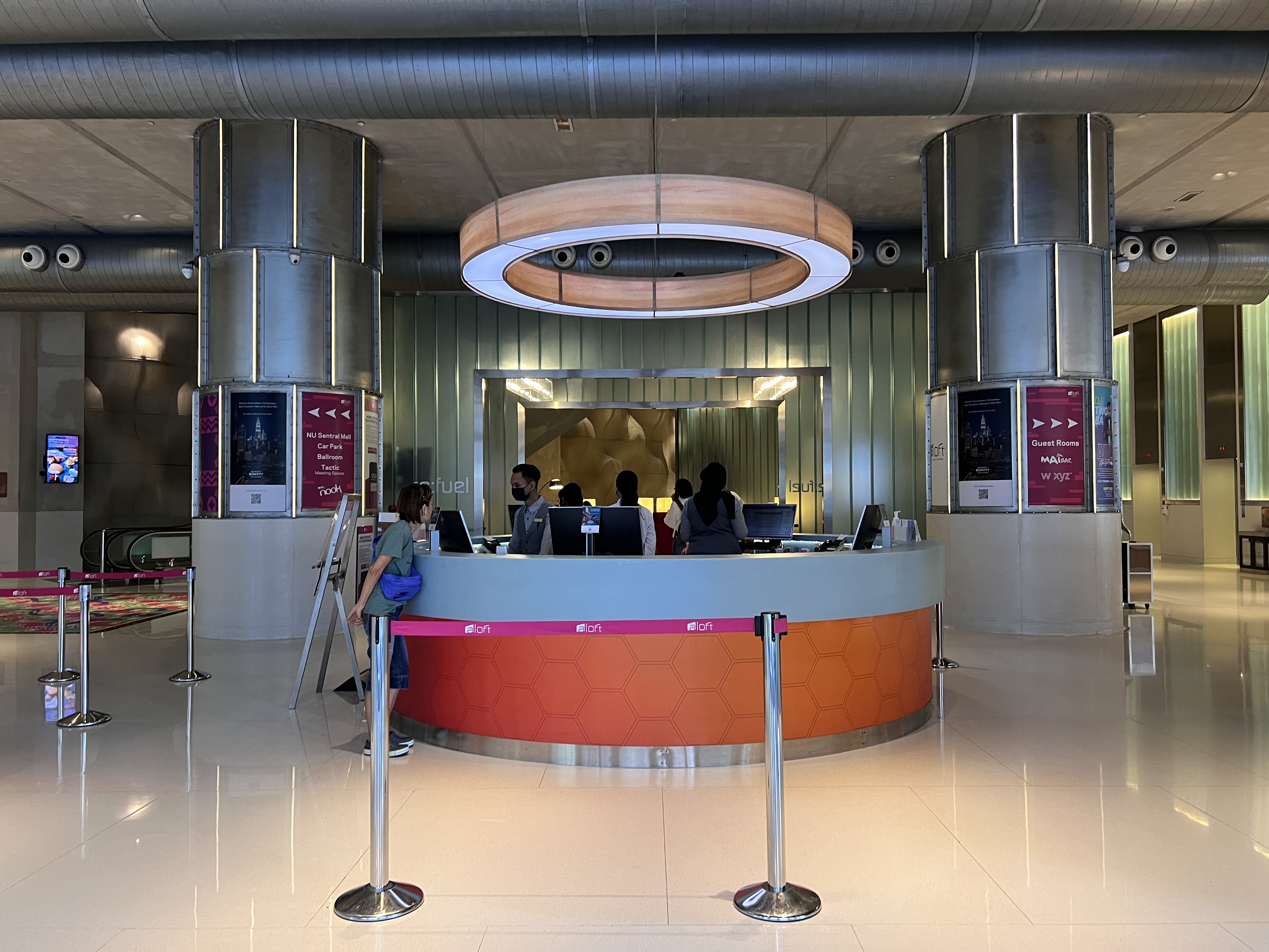 Aloft Kuala Lumpur Sentral check in desk Aloft Kuala Lumpur Sentral check in desk