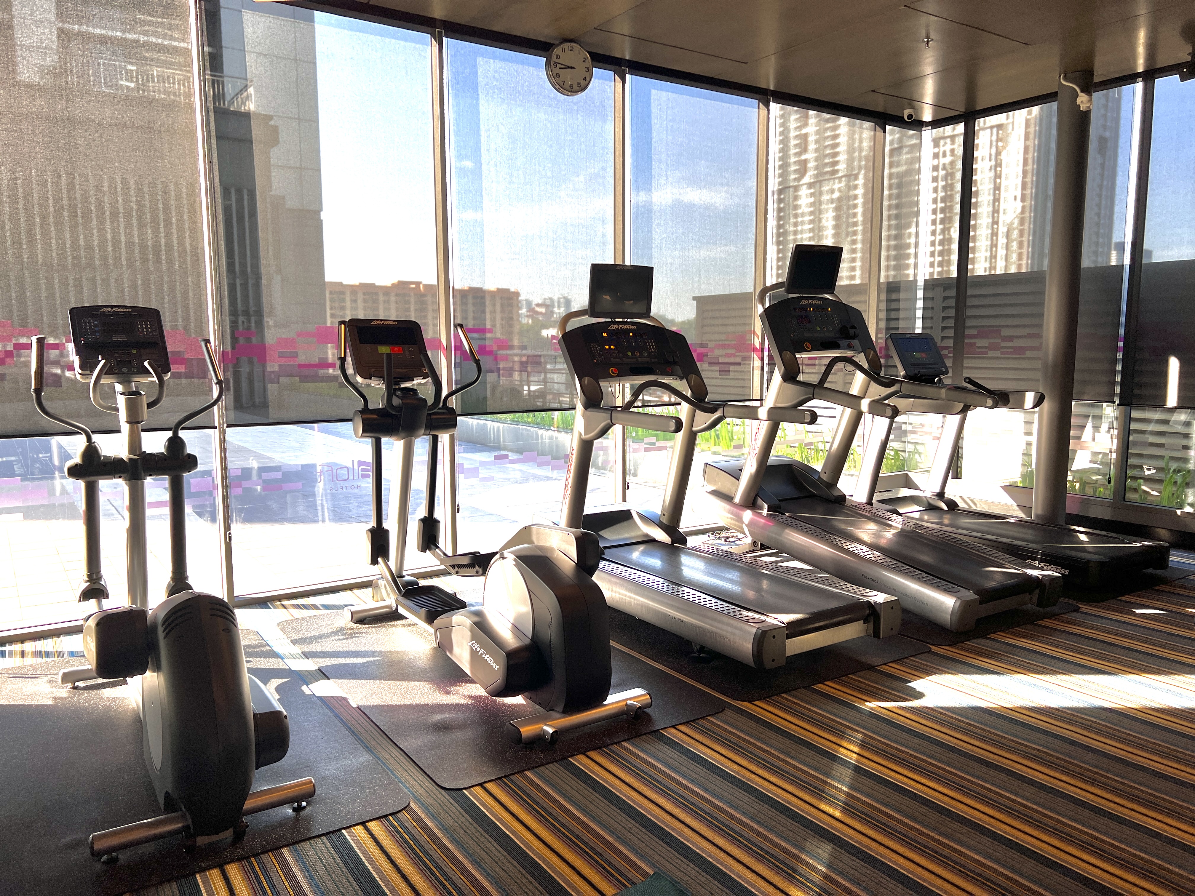 Aloft Kuala Lumpur Sentral fitness center cardio machines Aloft Kuala Lumpur Sentral fitness center cardio machines