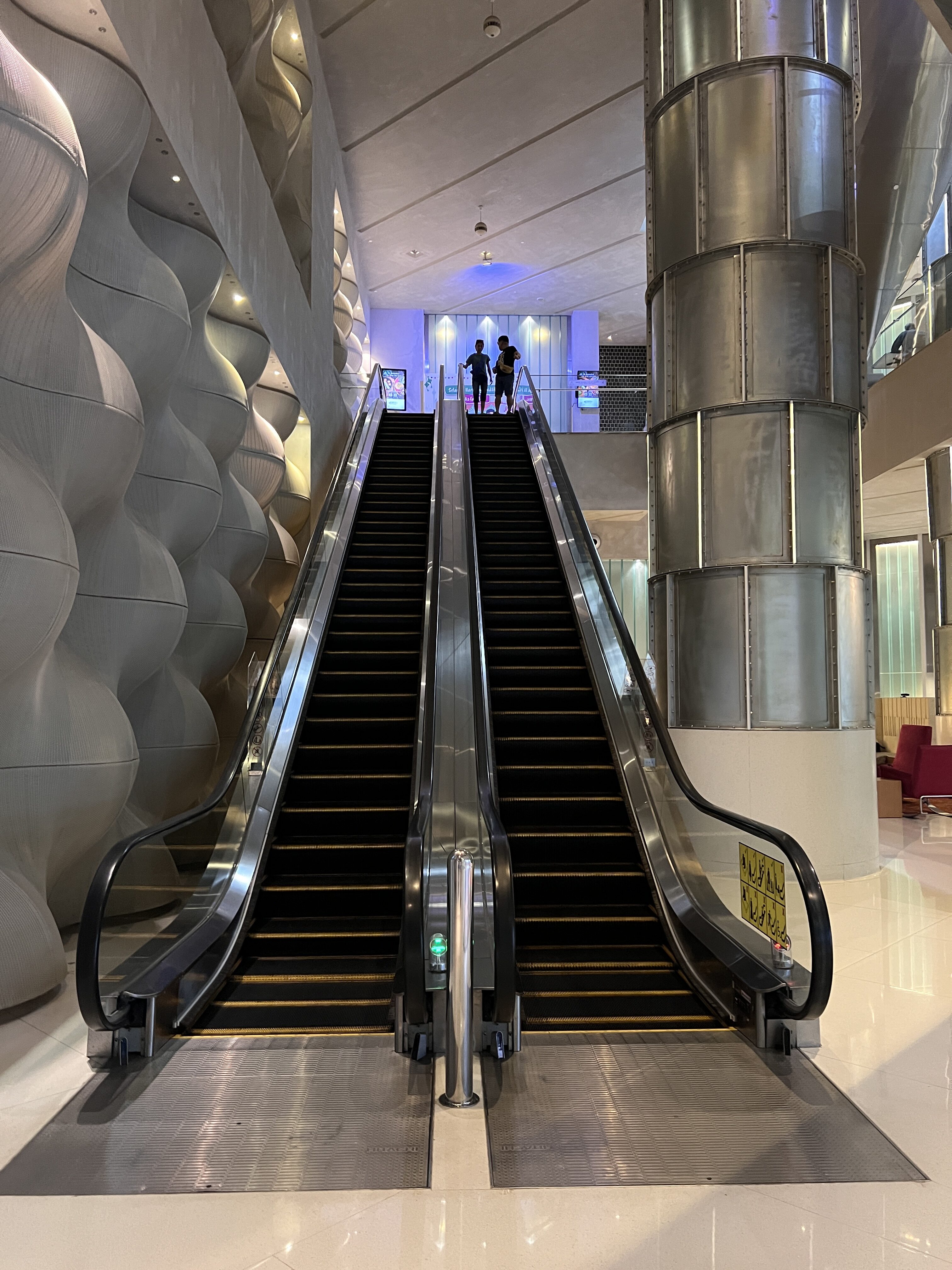 Aloft Kuala Lumpur Sentral lobby escalators Aloft Kuala Lumpur Sentral lobby escalators
