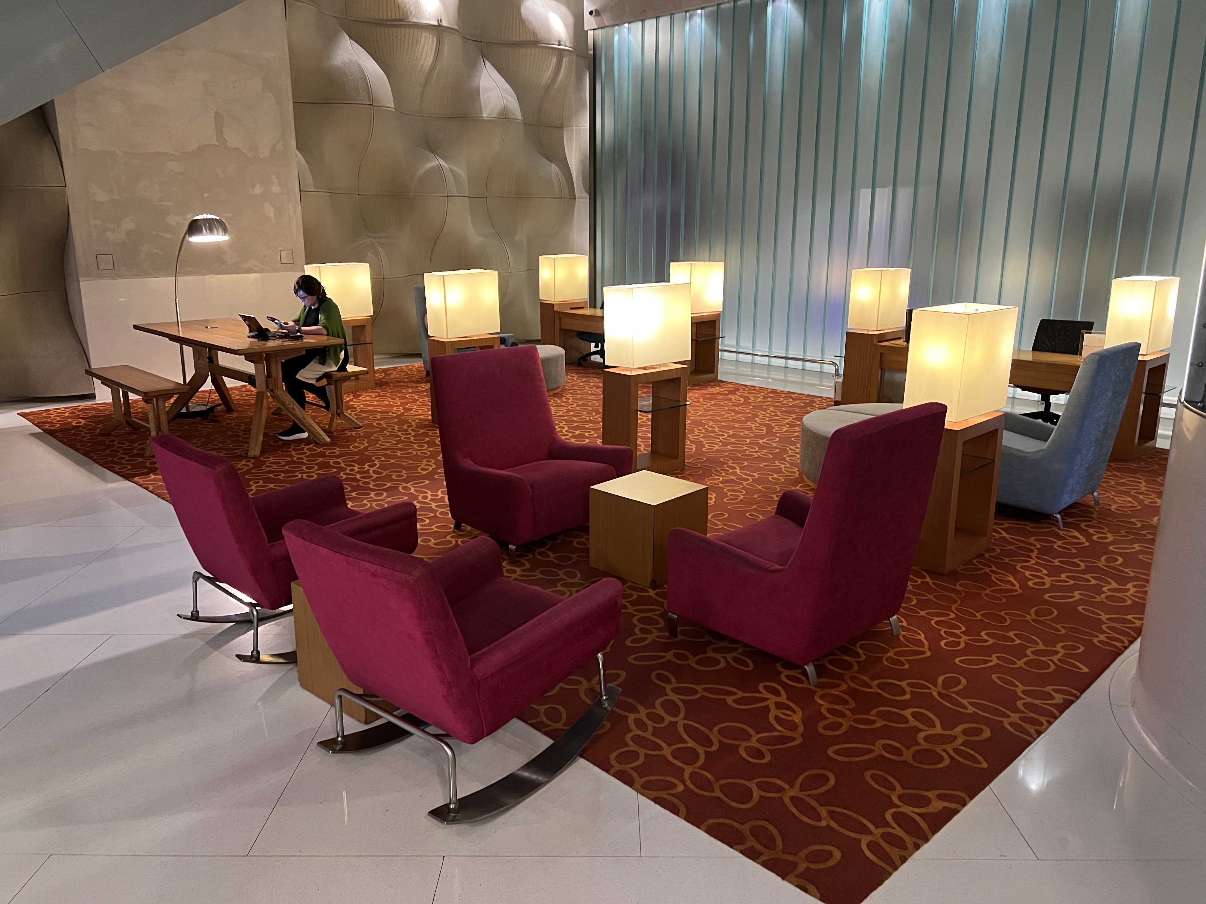 Aloft Kuala Lumpur Sentral lobby seating area Aloft Kuala Lumpur Sentral lobby seating area