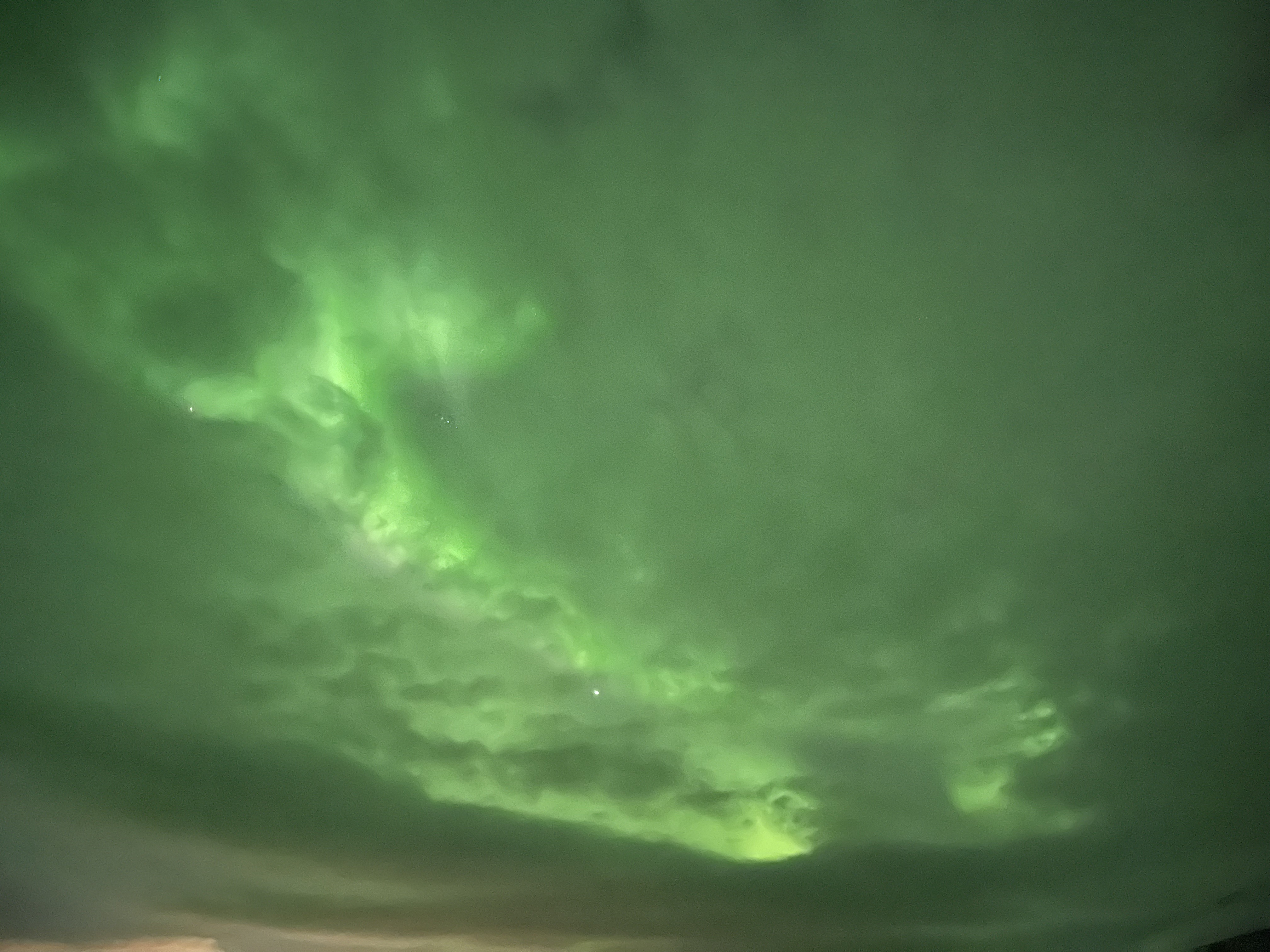 Aurora near Hotel Ranga in Iceland Northern Lights