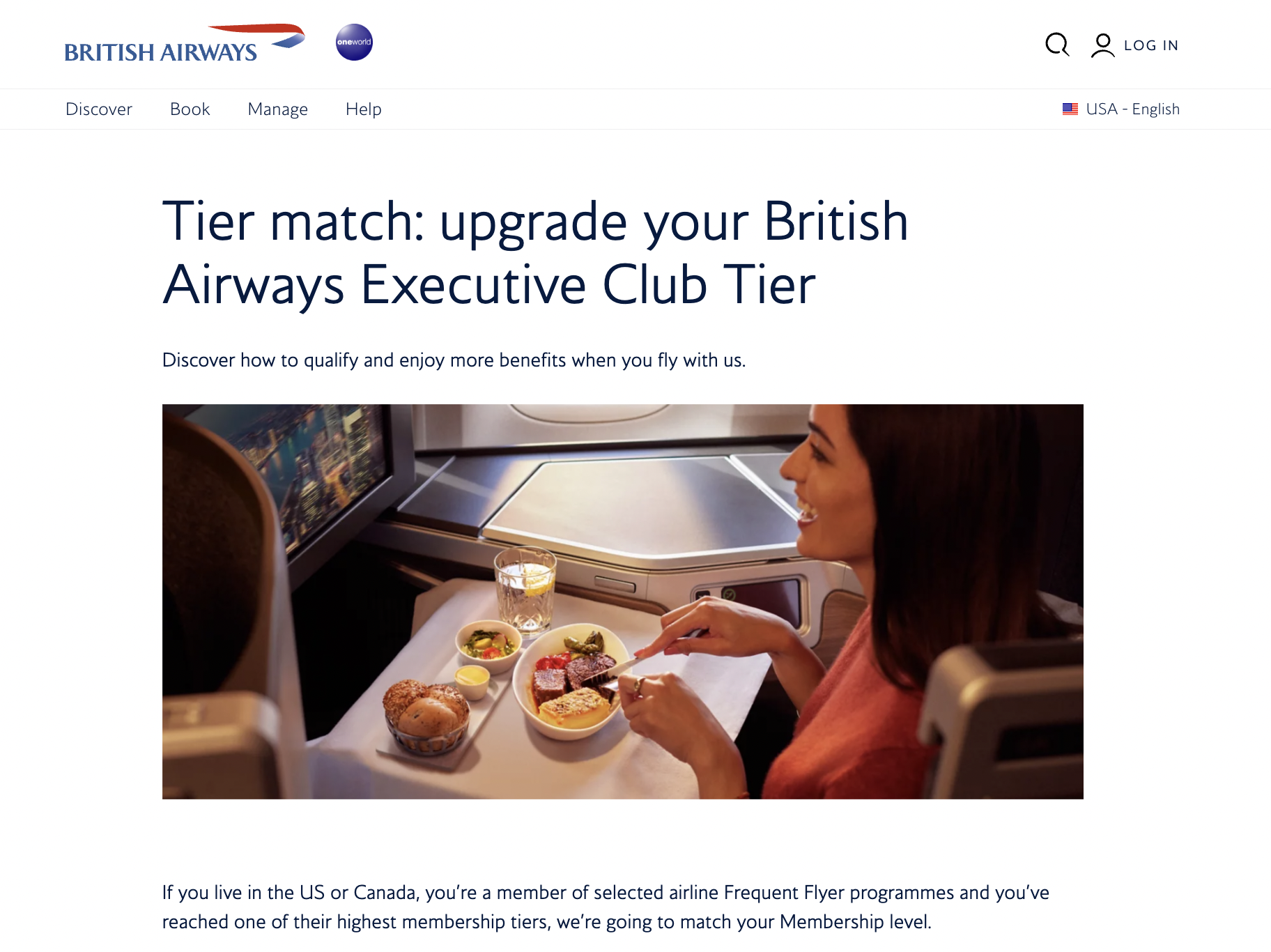 BA Status Match Landing Page BA Status Match Landing Page