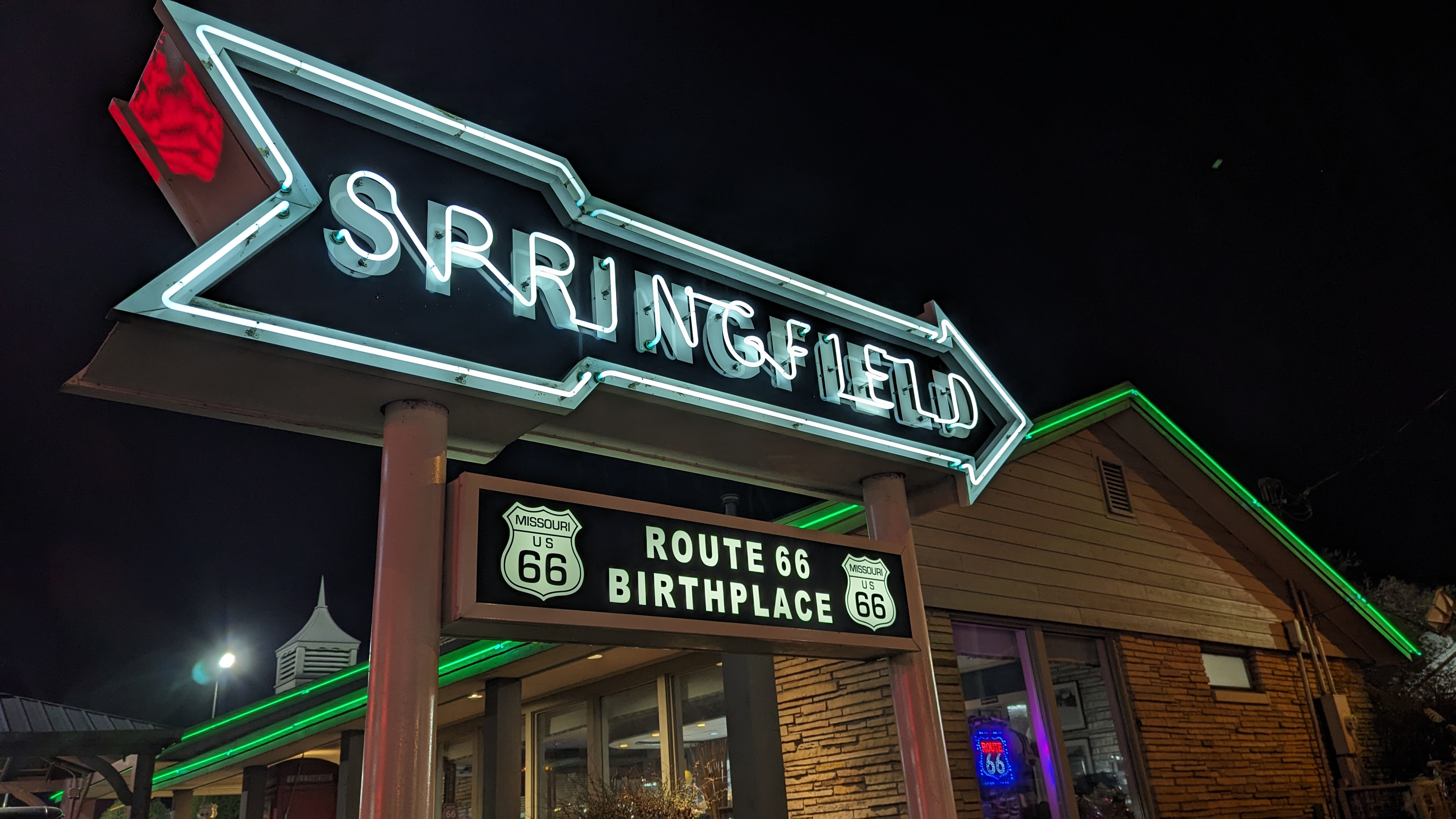 Best Western Rail Haven Springfield Route 66 sign Best Western Rail Haven Springfield Route 66 sign