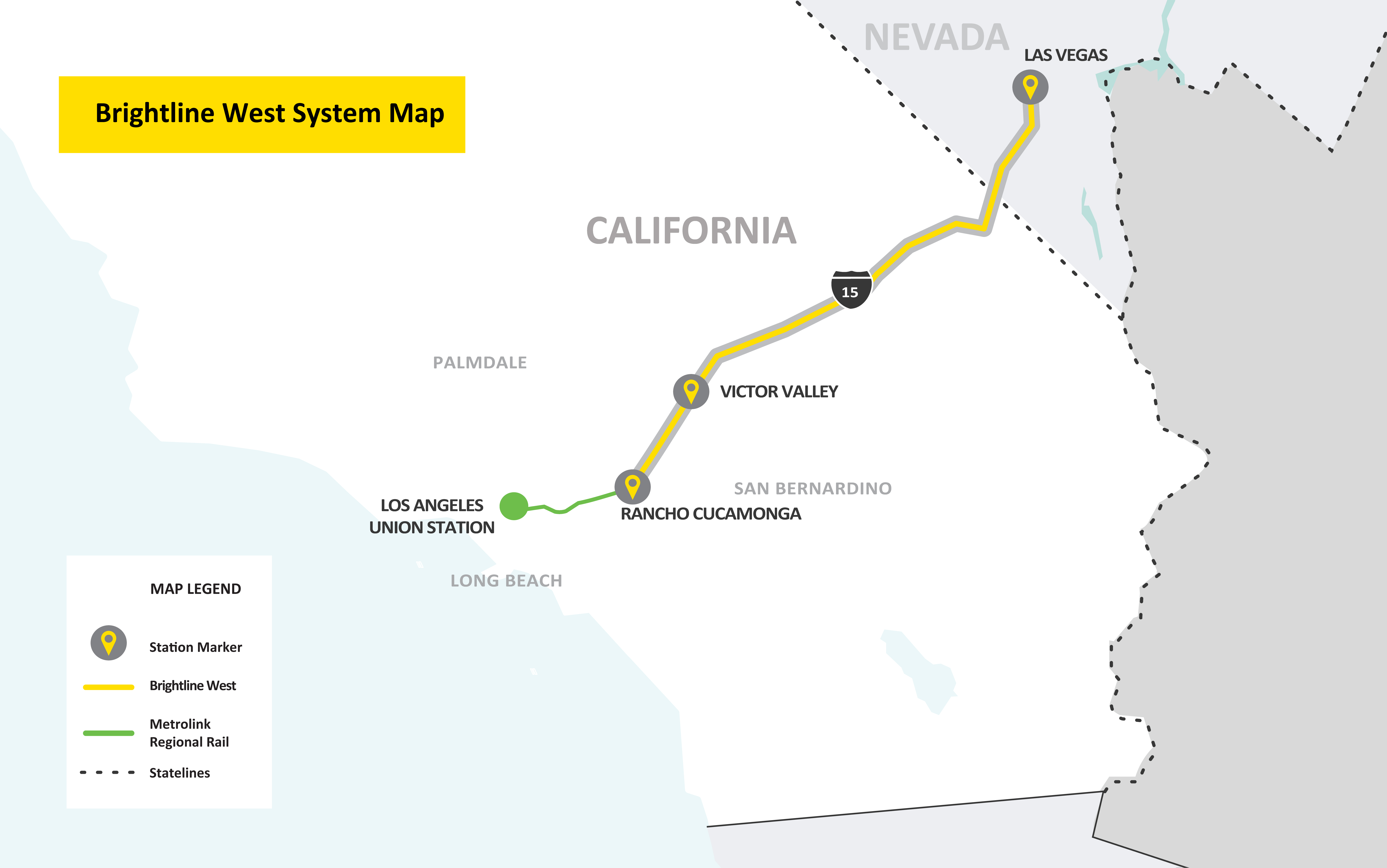 Brightline West Map Brightline West Map