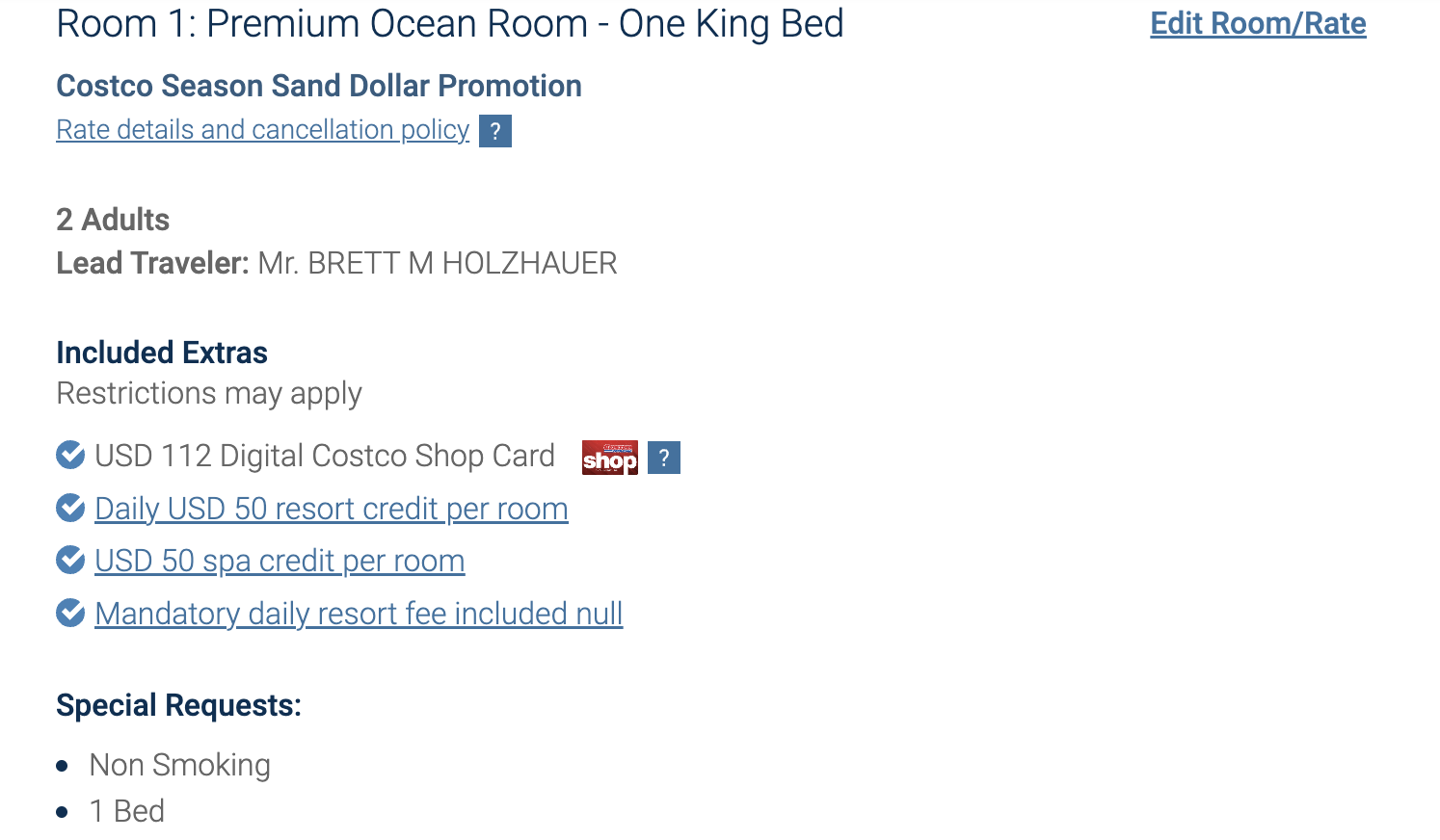 Costco Travel Marriott Deal