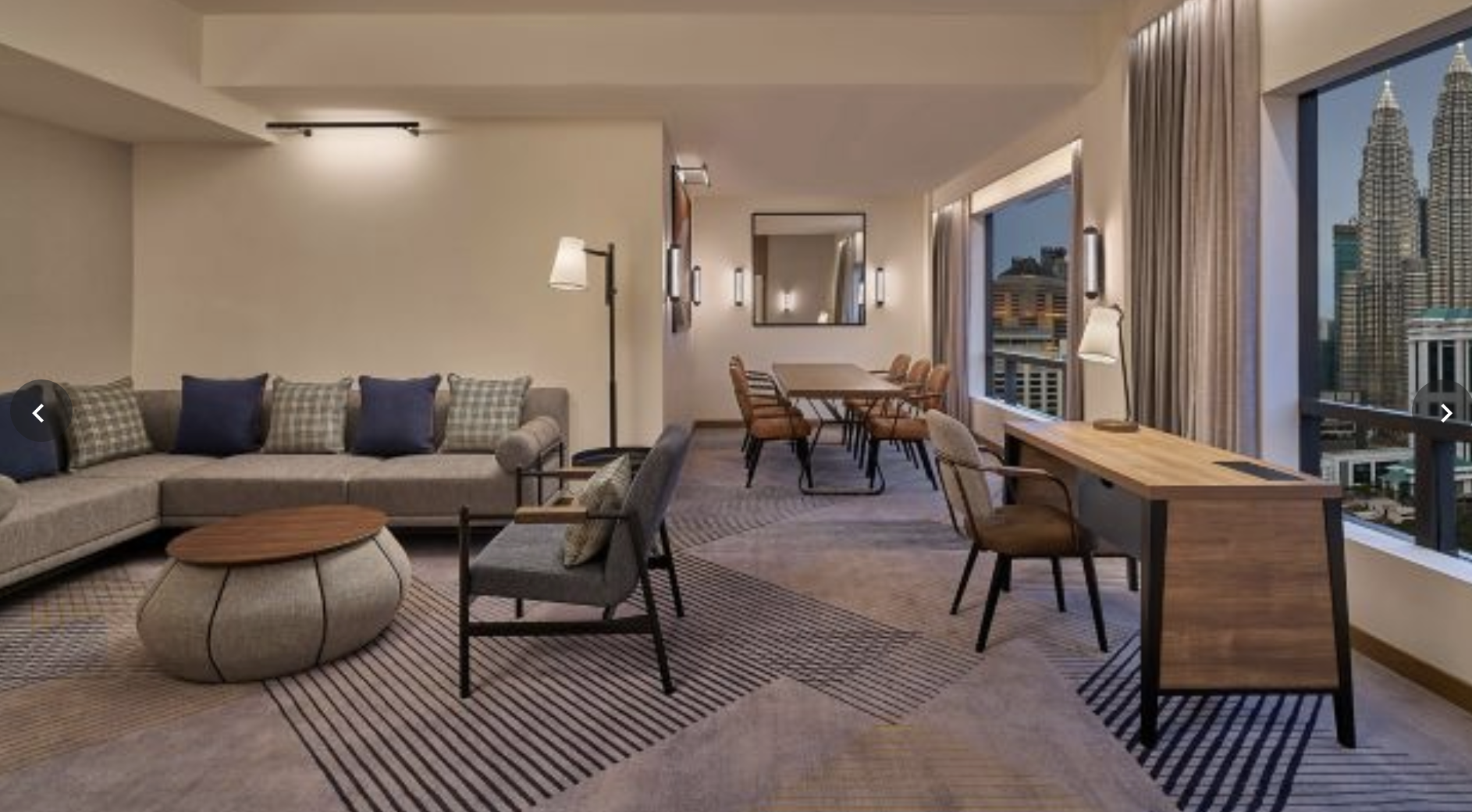 Four Points By Sheraton Kuala Lumpur City Center Premier Suite living room Four Points By Sheraton Kuala Lumpur City Center Premier Suite living room