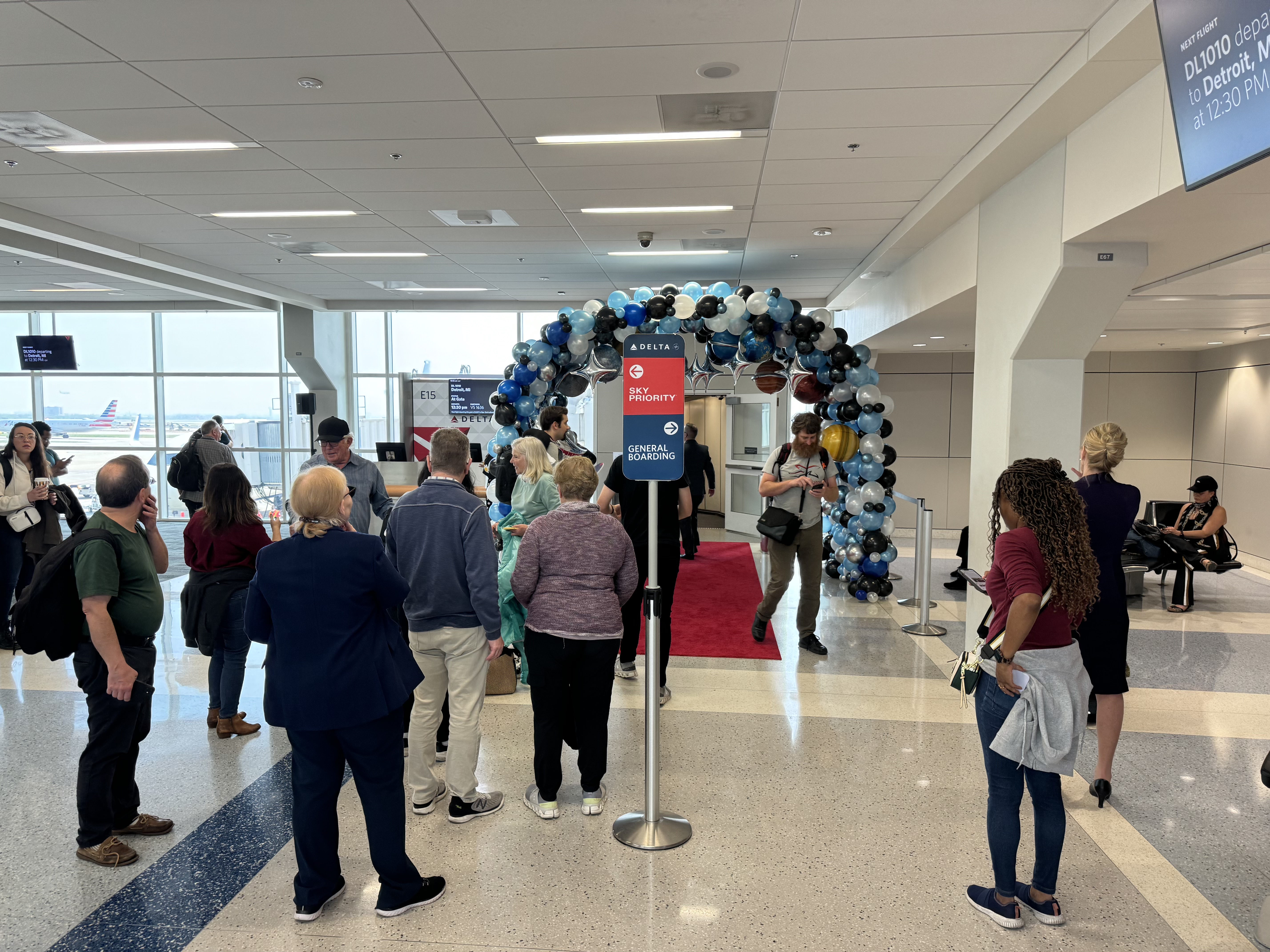 Gate Area DFW Before Boarding