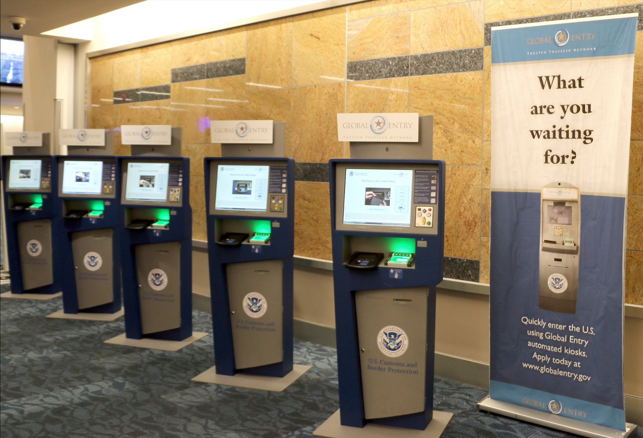Global Entry kiosks at ATL