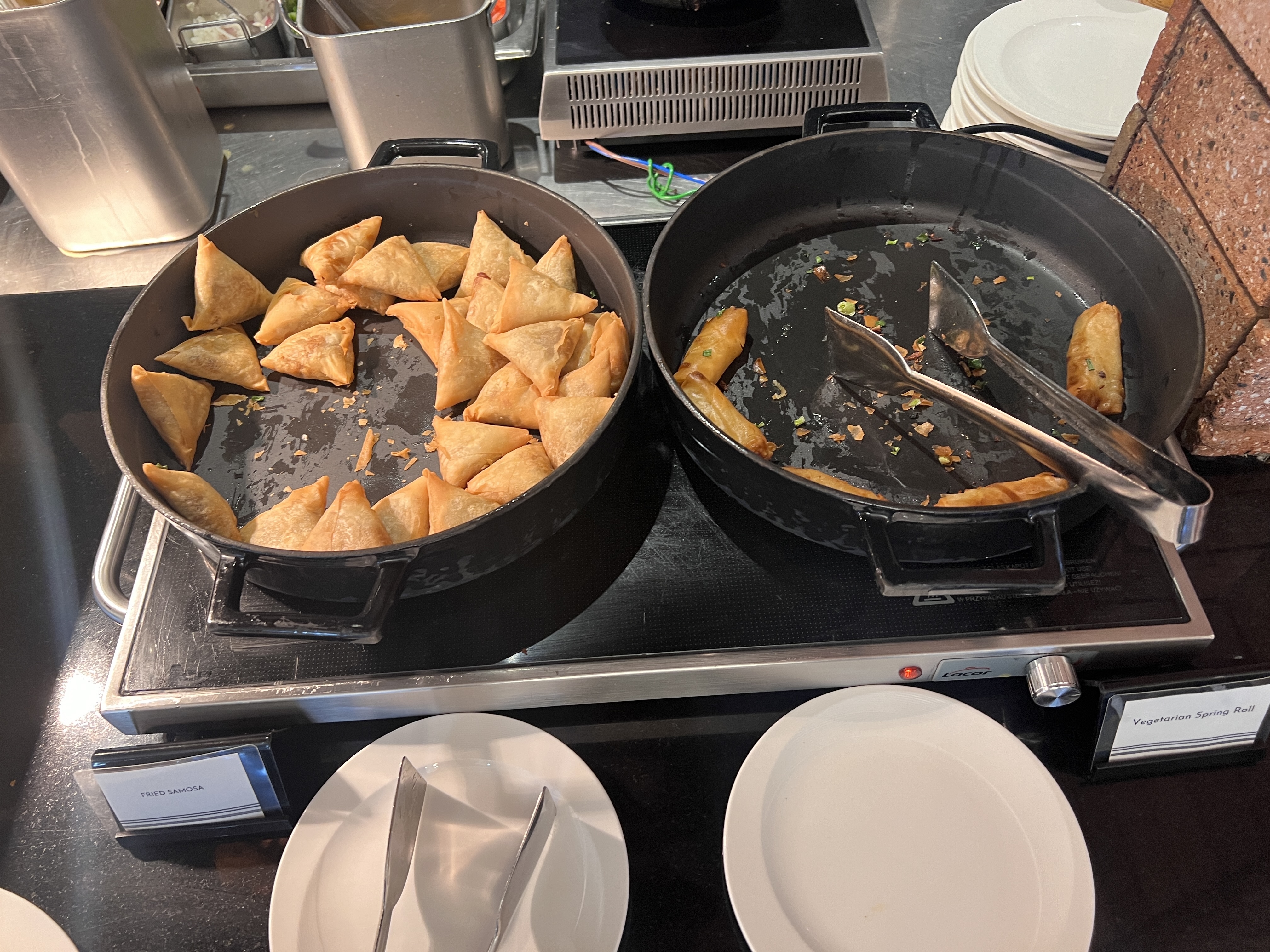 Hotel Stripes Kuala Lumpur Autograph Collection breakfast samosas and spring rolls Hotel Stripes Kuala Lumpur Autograph Collection breakfast samosas and spring rolls
