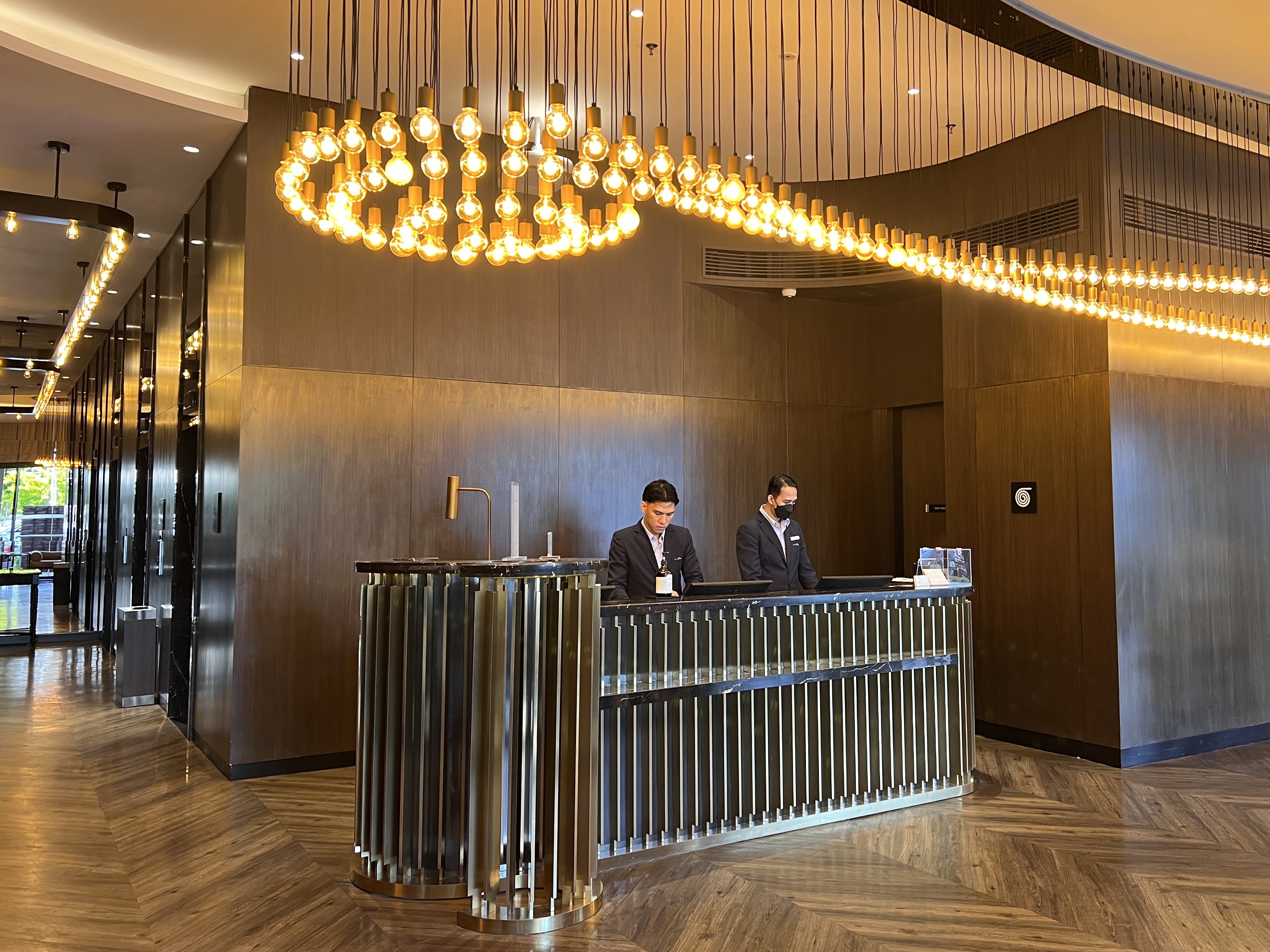 Hotel Stripes Kuala Lumpur Autograph Collection check in desk Hotel Stripes Kuala Lumpur Autograph Collection check in