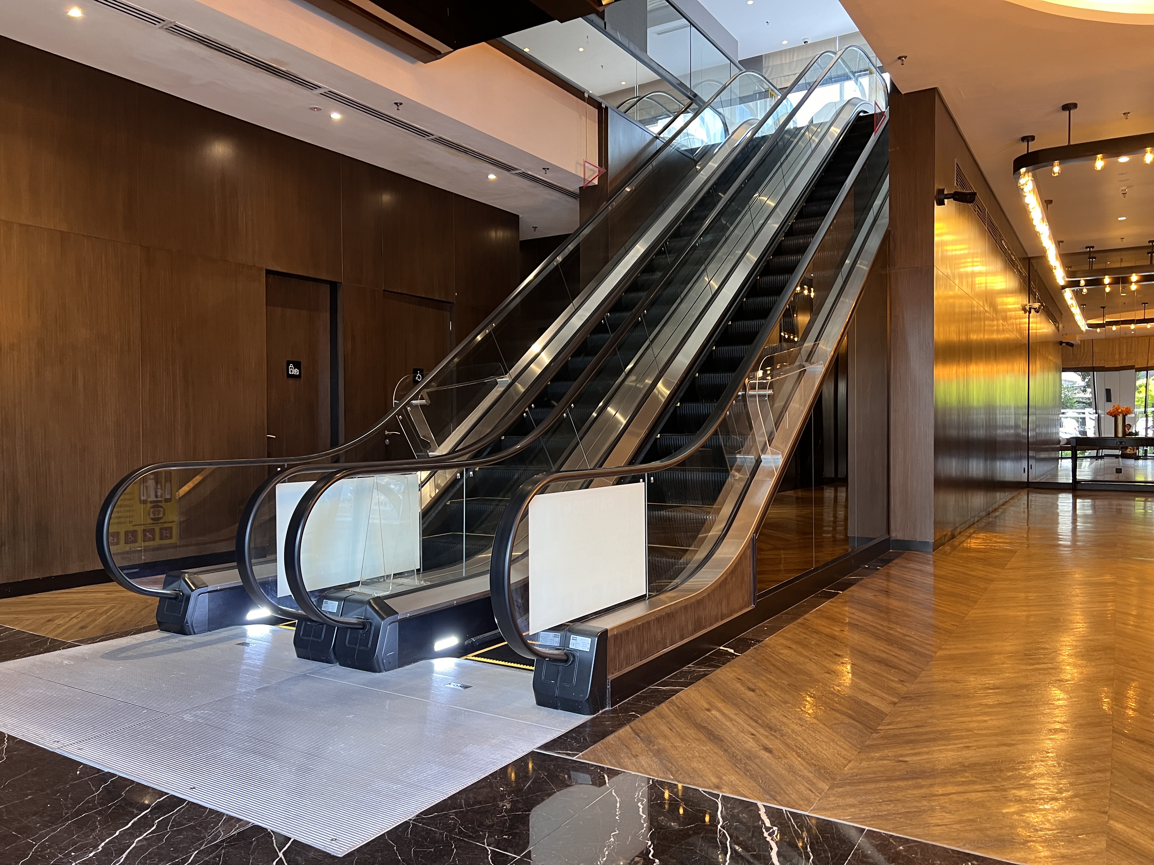 Hotel Stripes Kuala Lumpur Autograph Collection lobby escalators Hotel Stripes Kuala Lumpur Autograph Collection lobby escalators