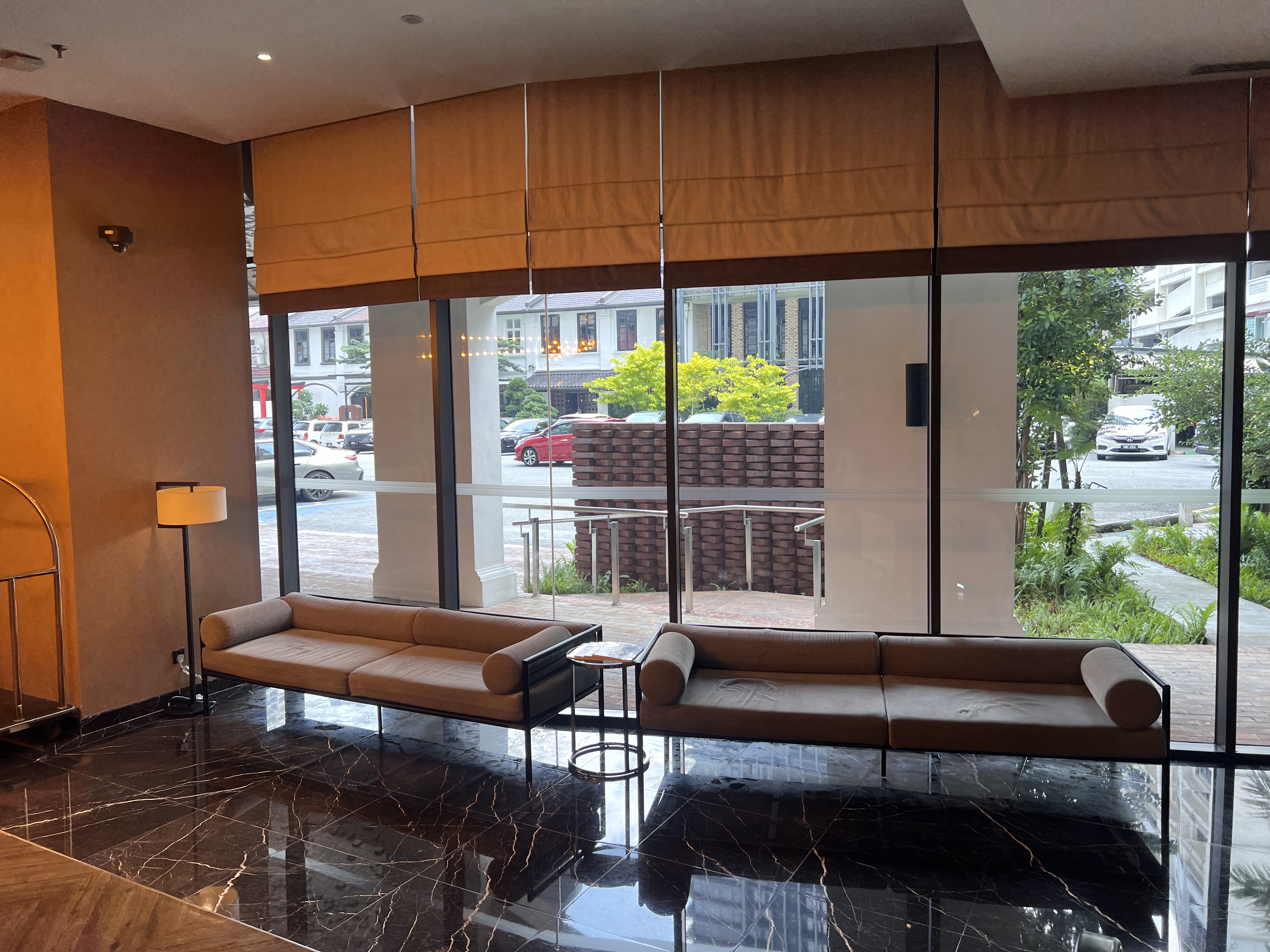 Hotel Stripes Kuala Lumpur Autograph Collection lobby seating Hotel Stripes Kuala Lumpur Autograph Collection lobby seating