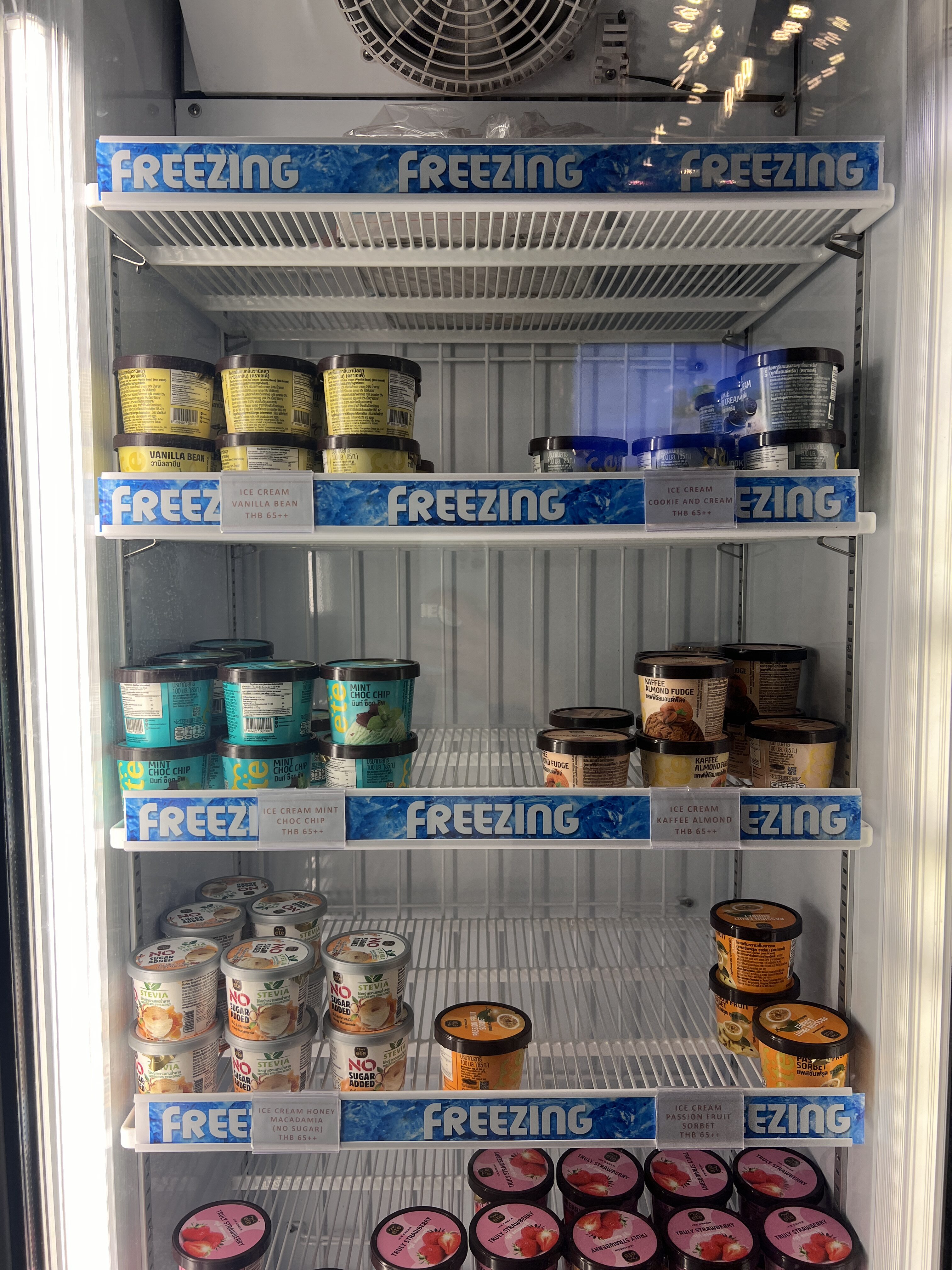 Hyatt Place Bangkok Sukhumvit Market ice cream selections