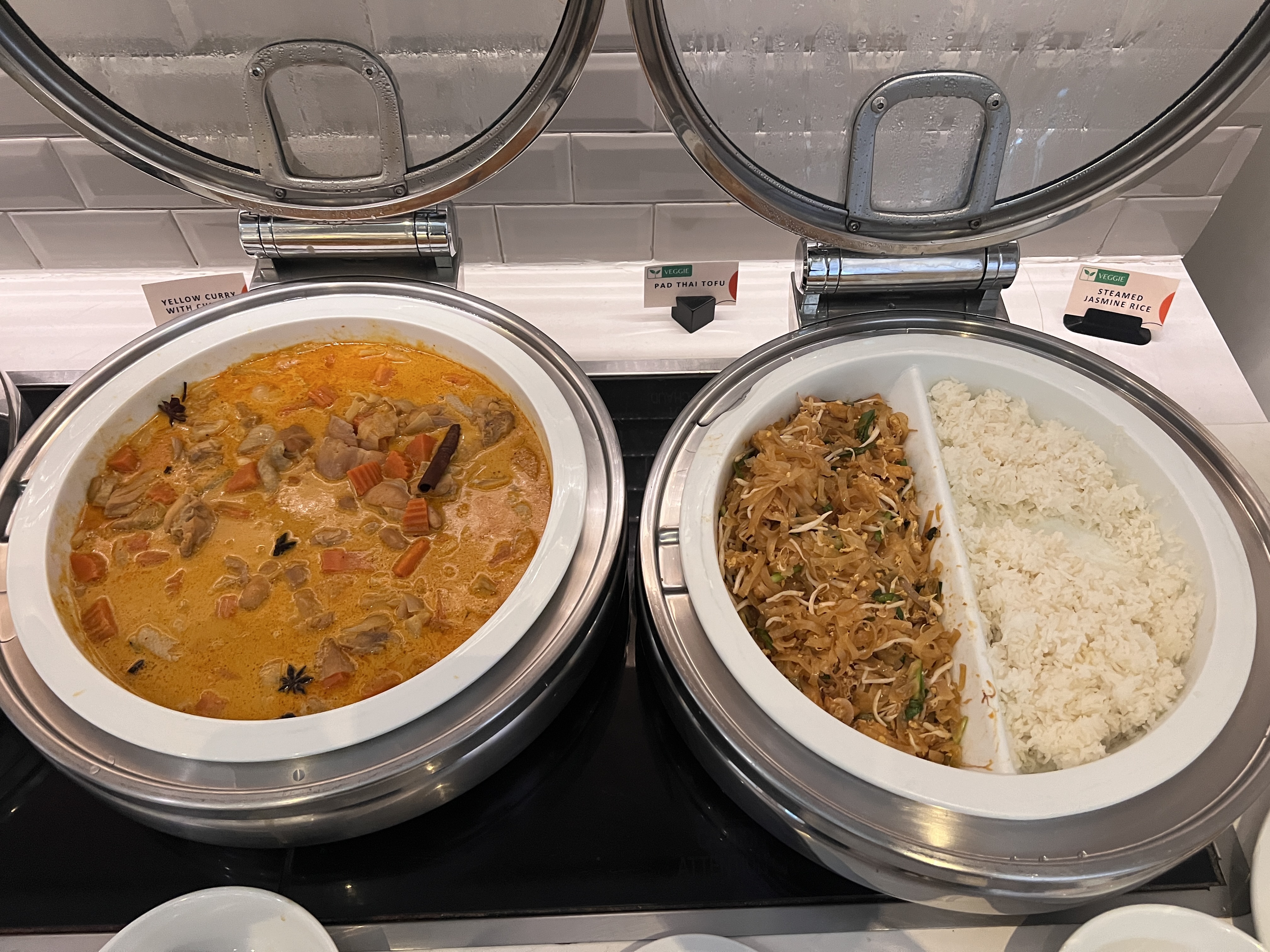 Hyatt Place Bangkok Sukhumvit breakfast pad thai and rice